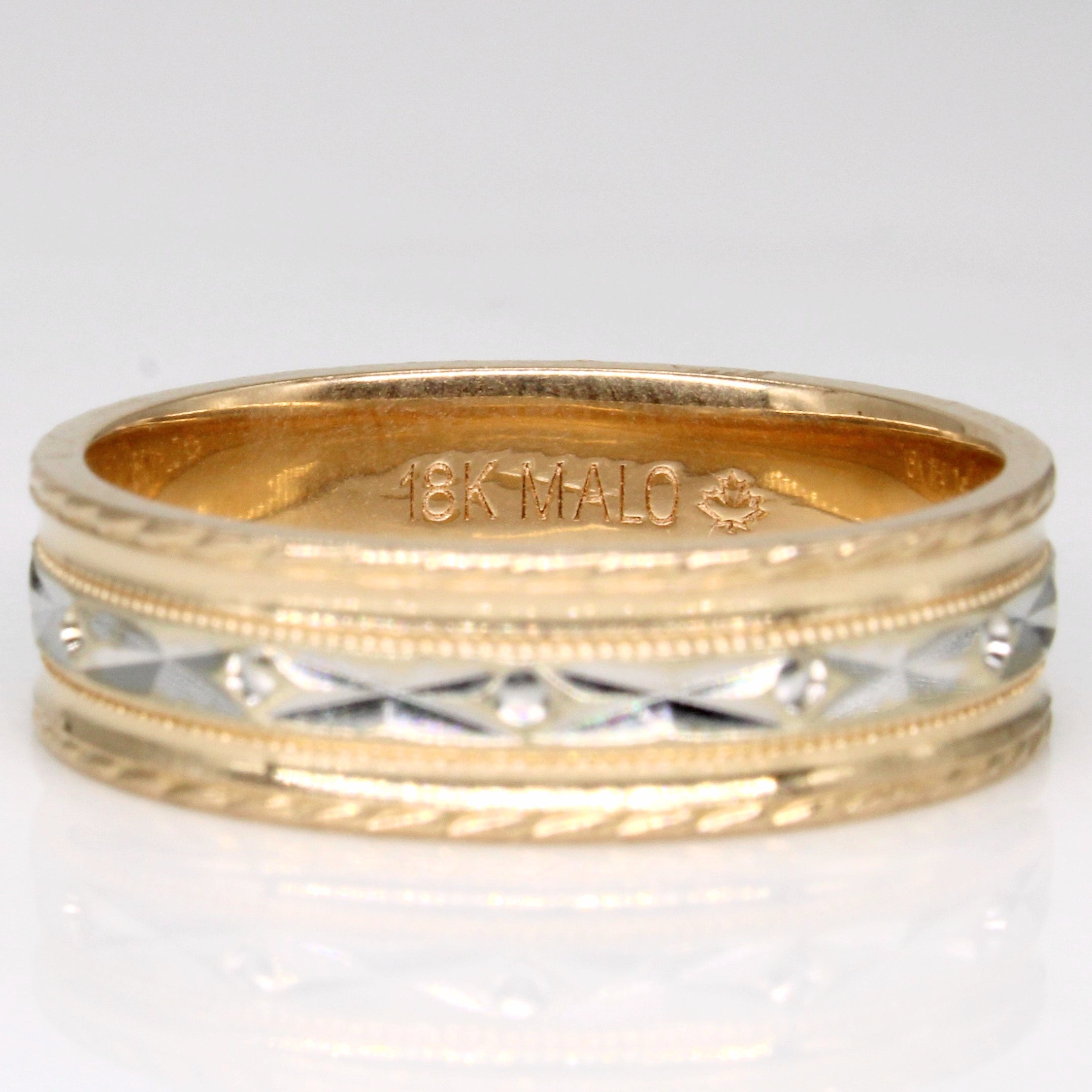 18k Two Tone Gold Ring | SZ 10.25 |