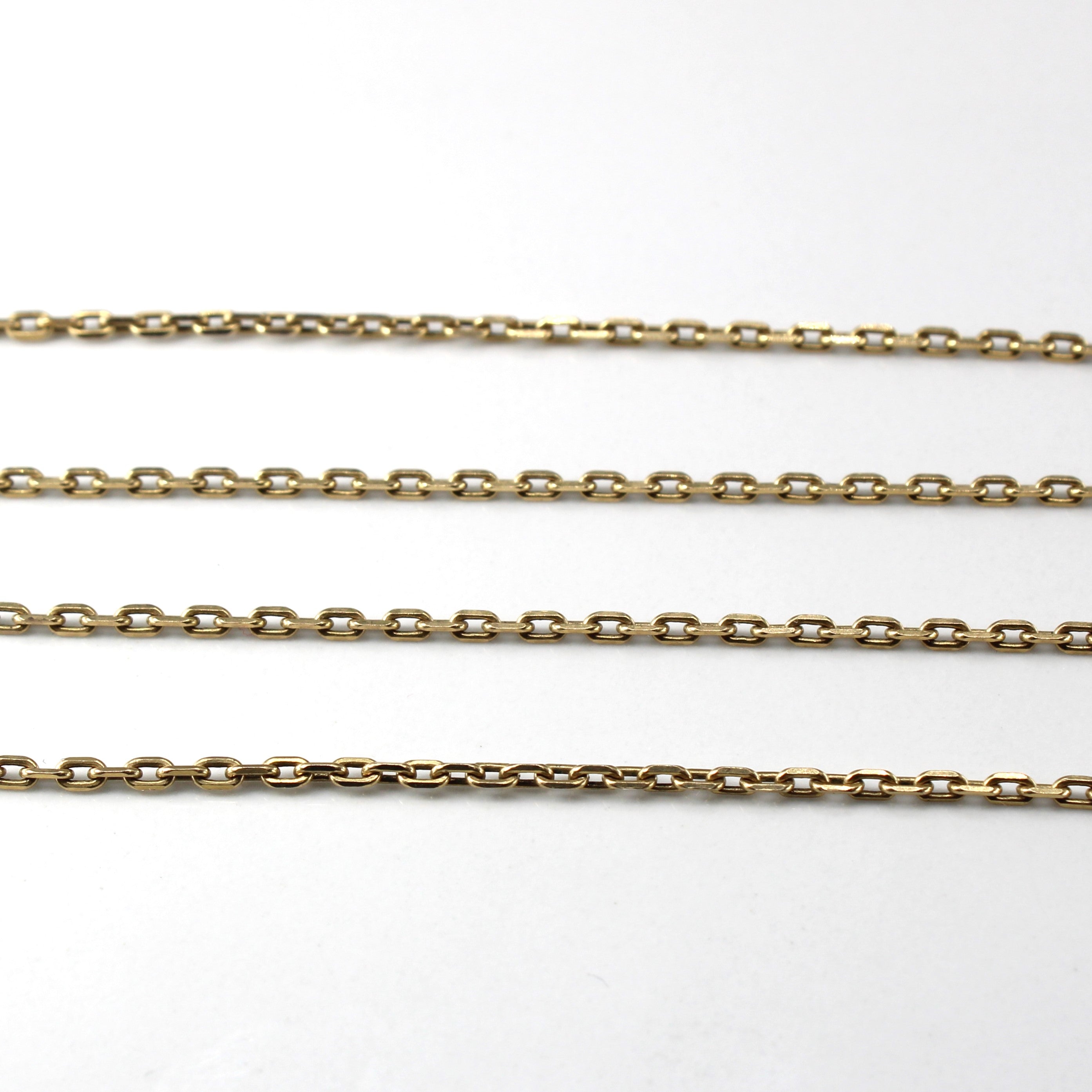 10k Yellow Gold Cable Chain | 24"|