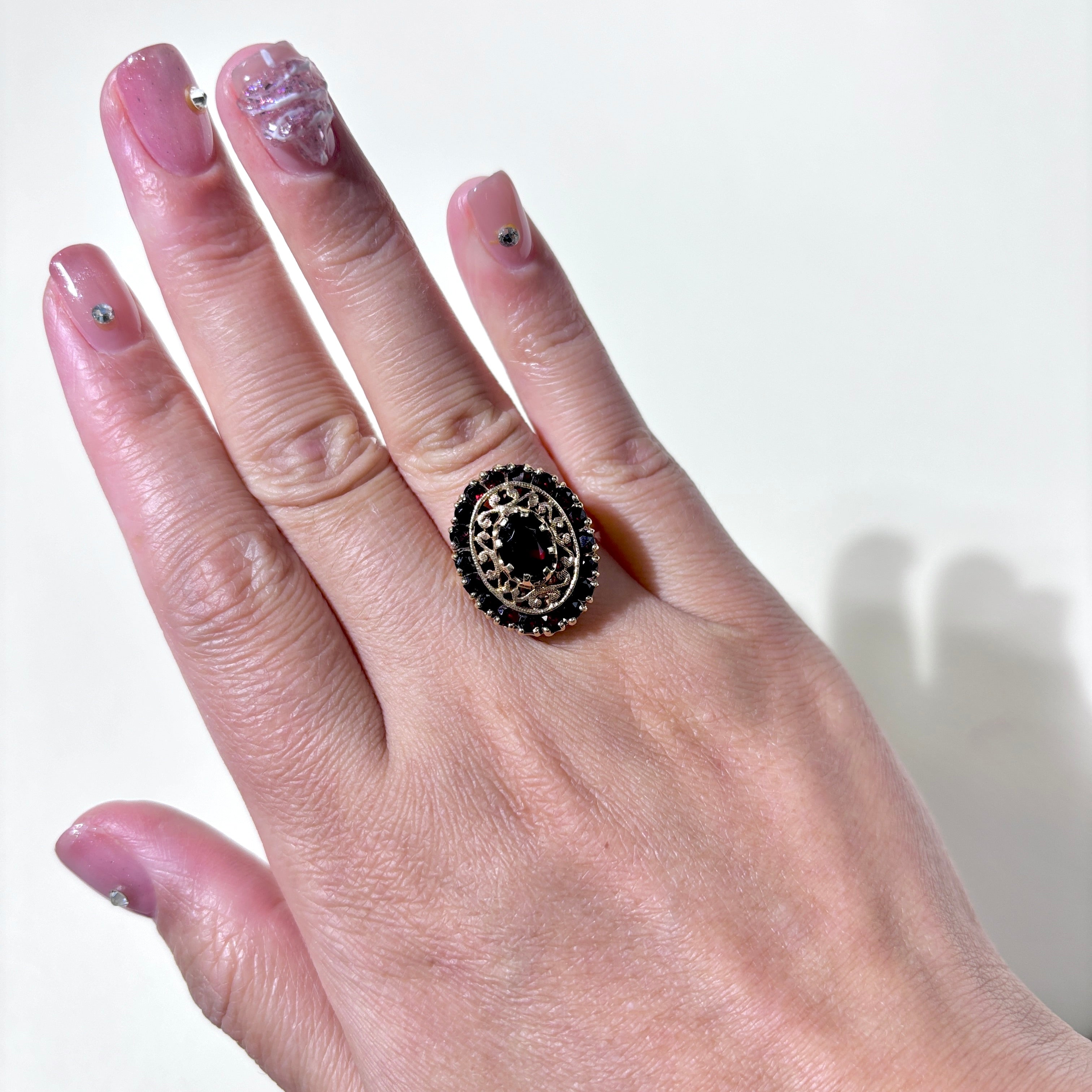 10K Yellow Gold Garnet Ring | 1.62ctw | SZ 6.75