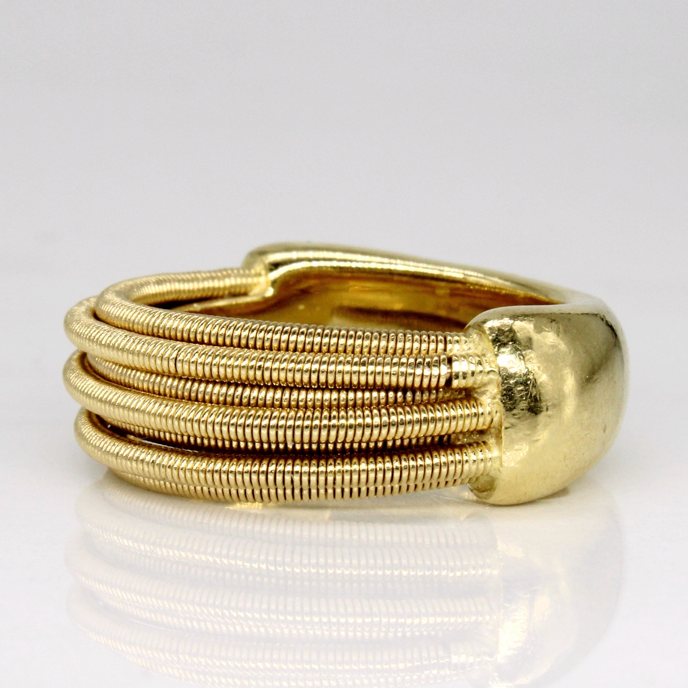 18k Yellow Gold Wire Ring | SZ 7 |