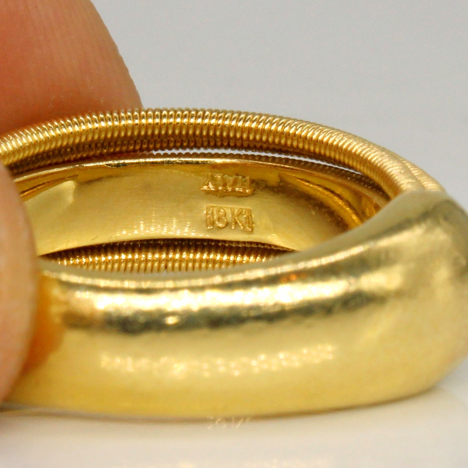 18k Yellow Gold Wire Ring | SZ 7 |