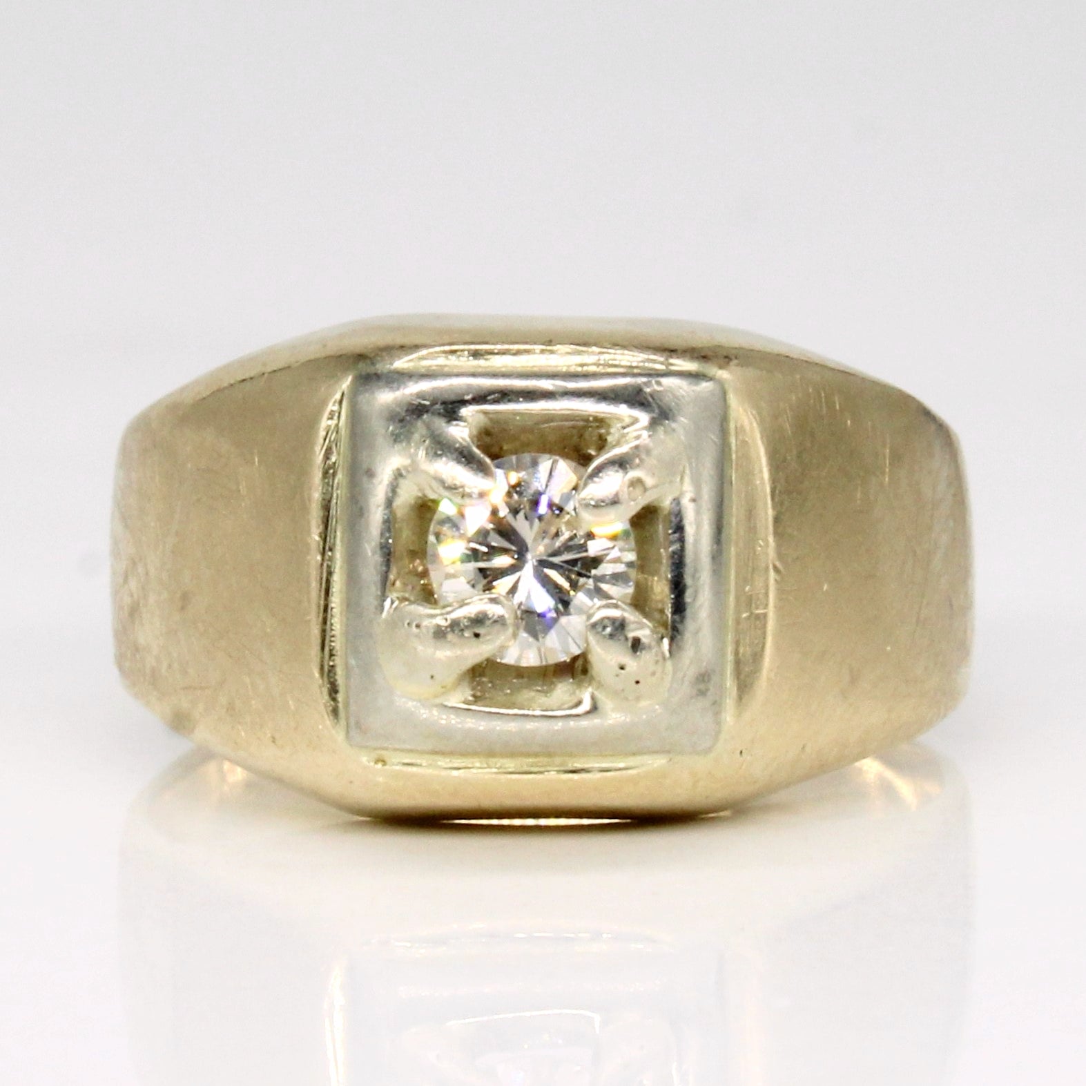 Flush Set Diamond Ring | 0.24ct | SZ 4.5 |