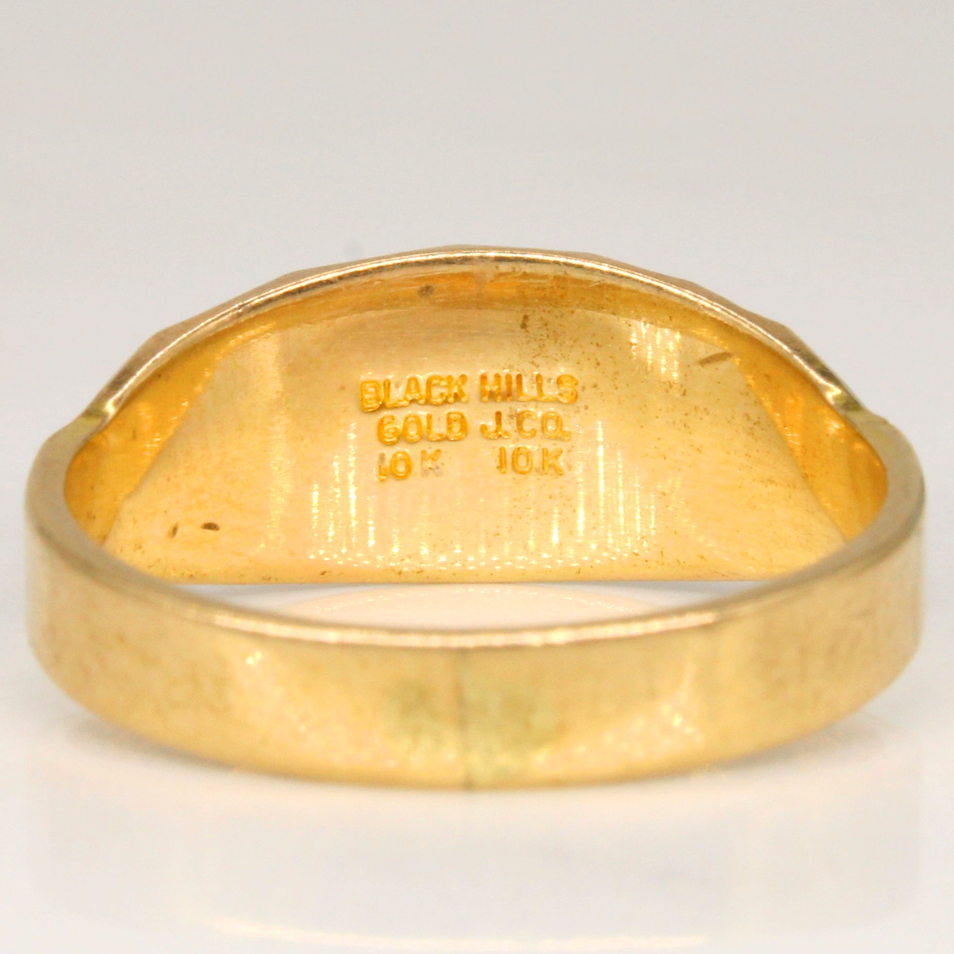 Bague en or tricolore 10 carats | Taille 7,25 |