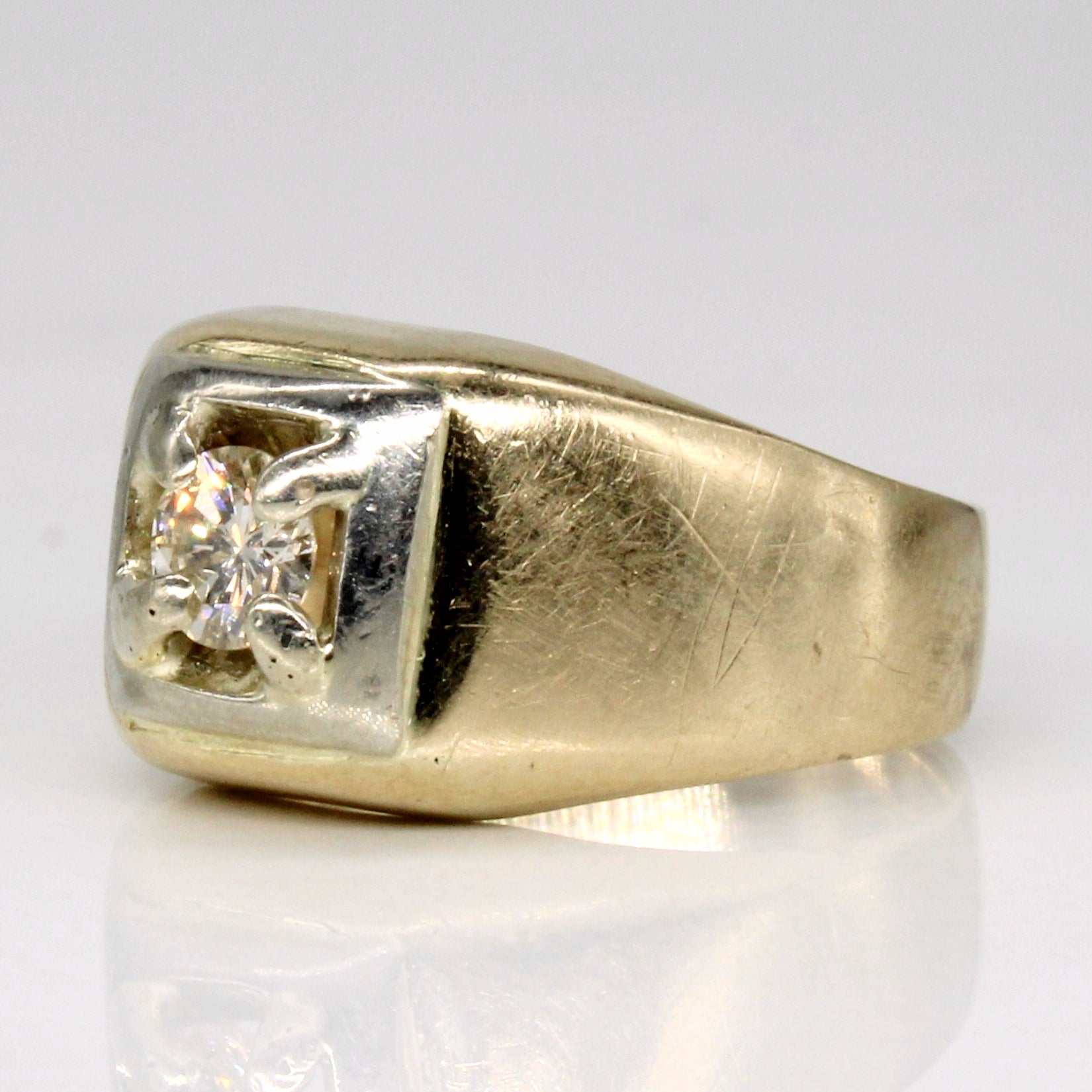 Flush Set Diamond Ring | 0.24ct | SZ 4.5 |