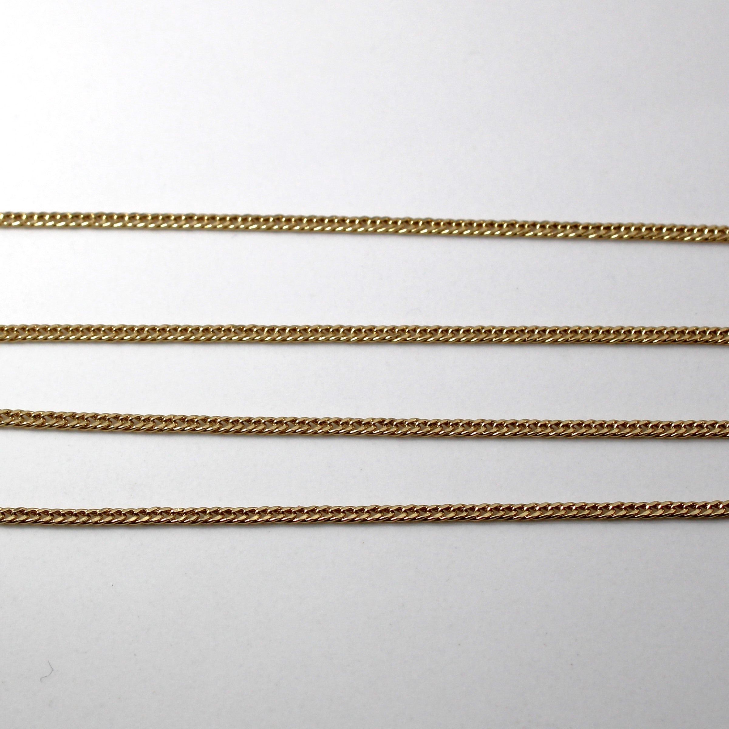 Yellow Gold Curb Link Chain | 23"|