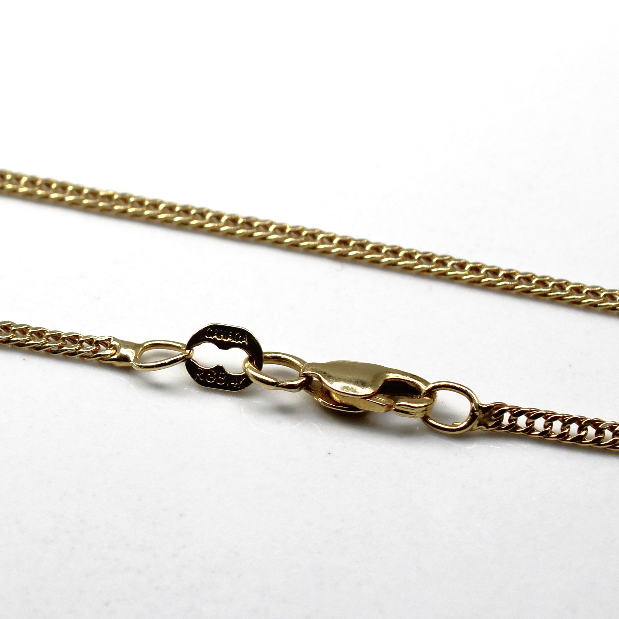 Yellow Gold Curb Link Chain | 23"|