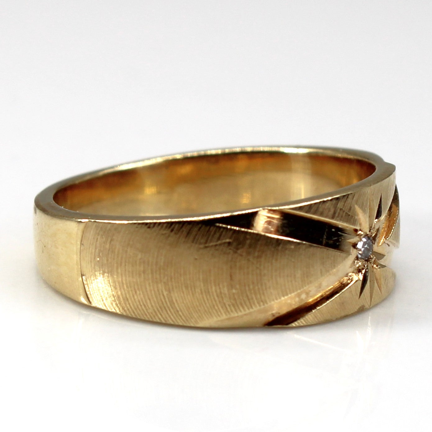 Starburst Diamond Band | 0.01ct | SZ 7 |