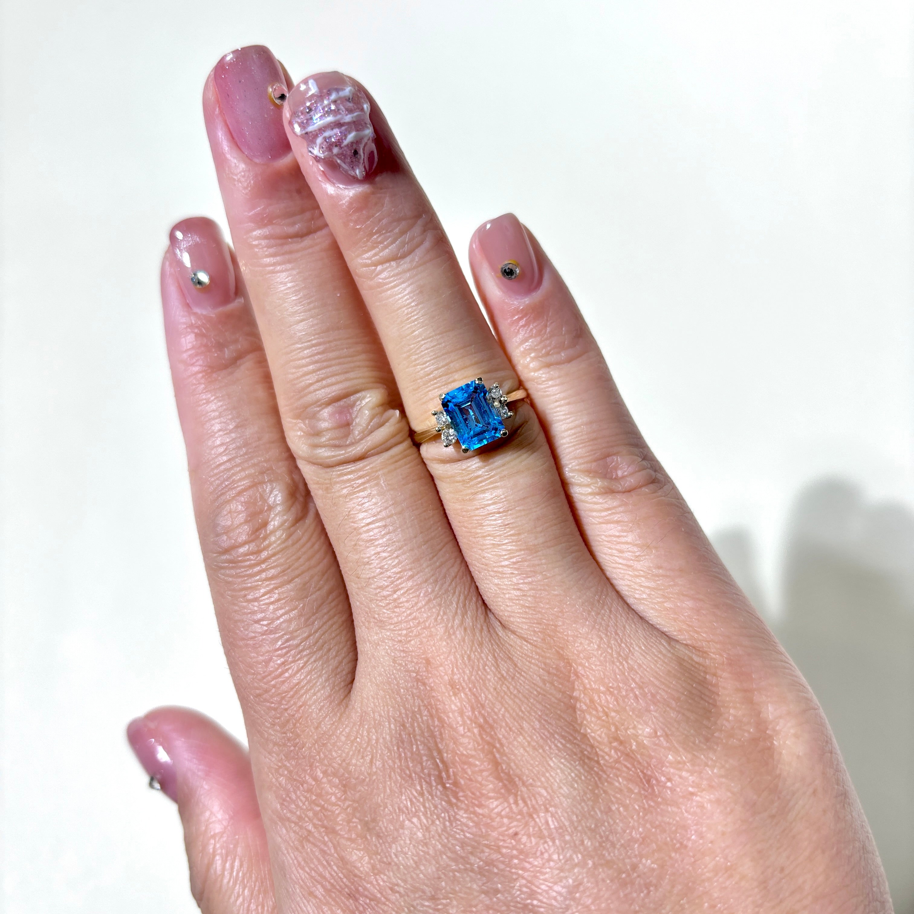 14K Yellow Gold Topaz Cocktail Ring | 2.04ct, 0.14ctw | SZ 4.5 |