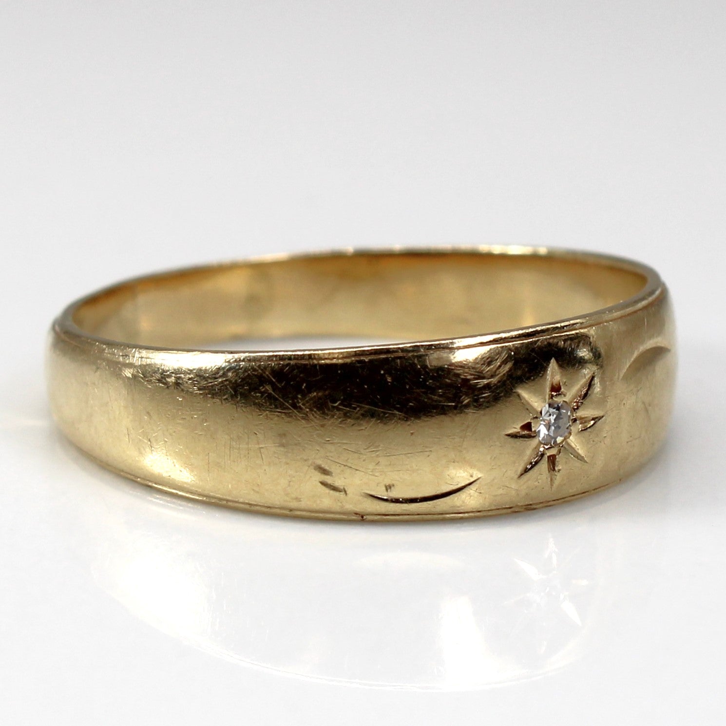 Starburst Diamond Band | 0.02ct | SZ 11.75 |