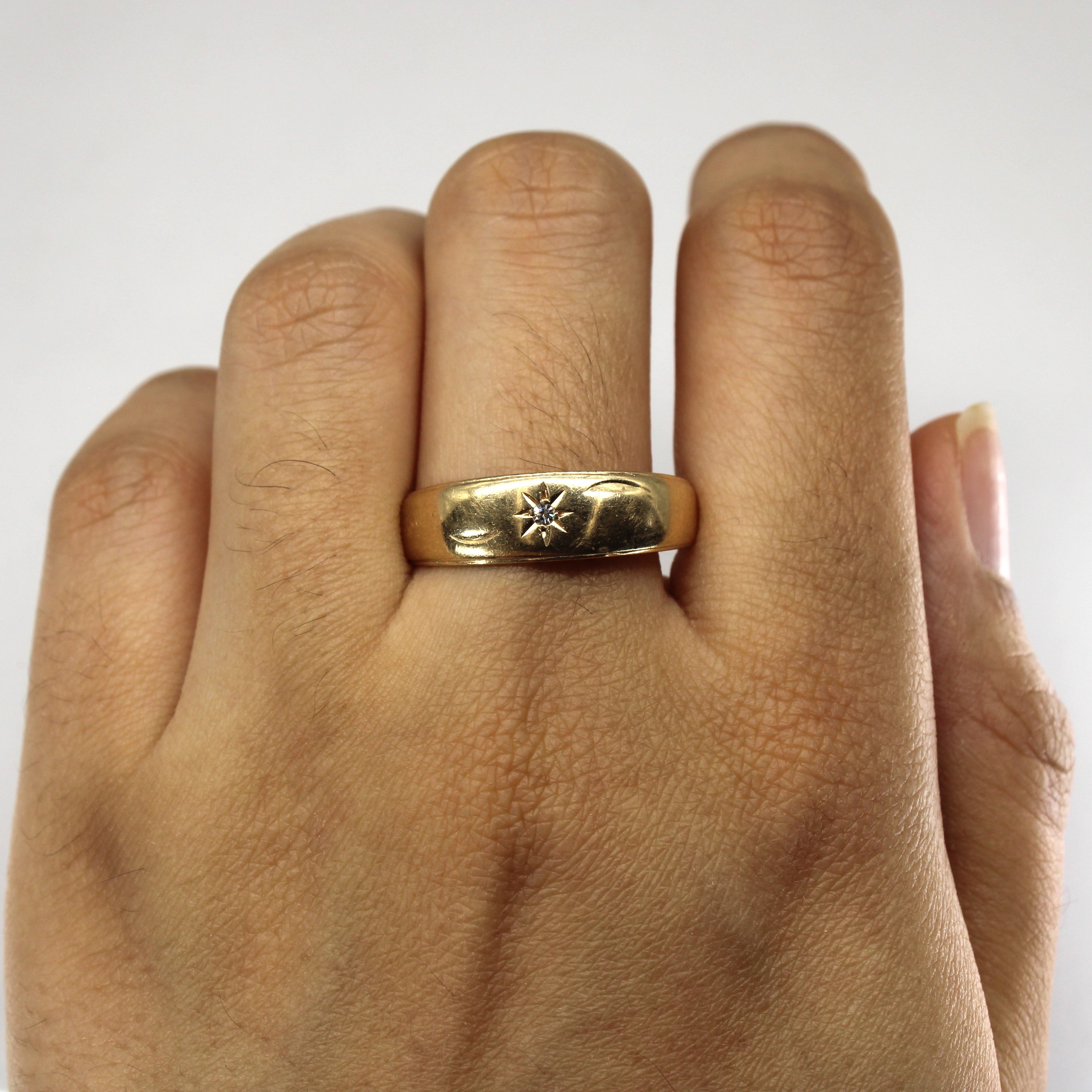 Starburst Diamond Band | 0.02ct | SZ 11.75 |