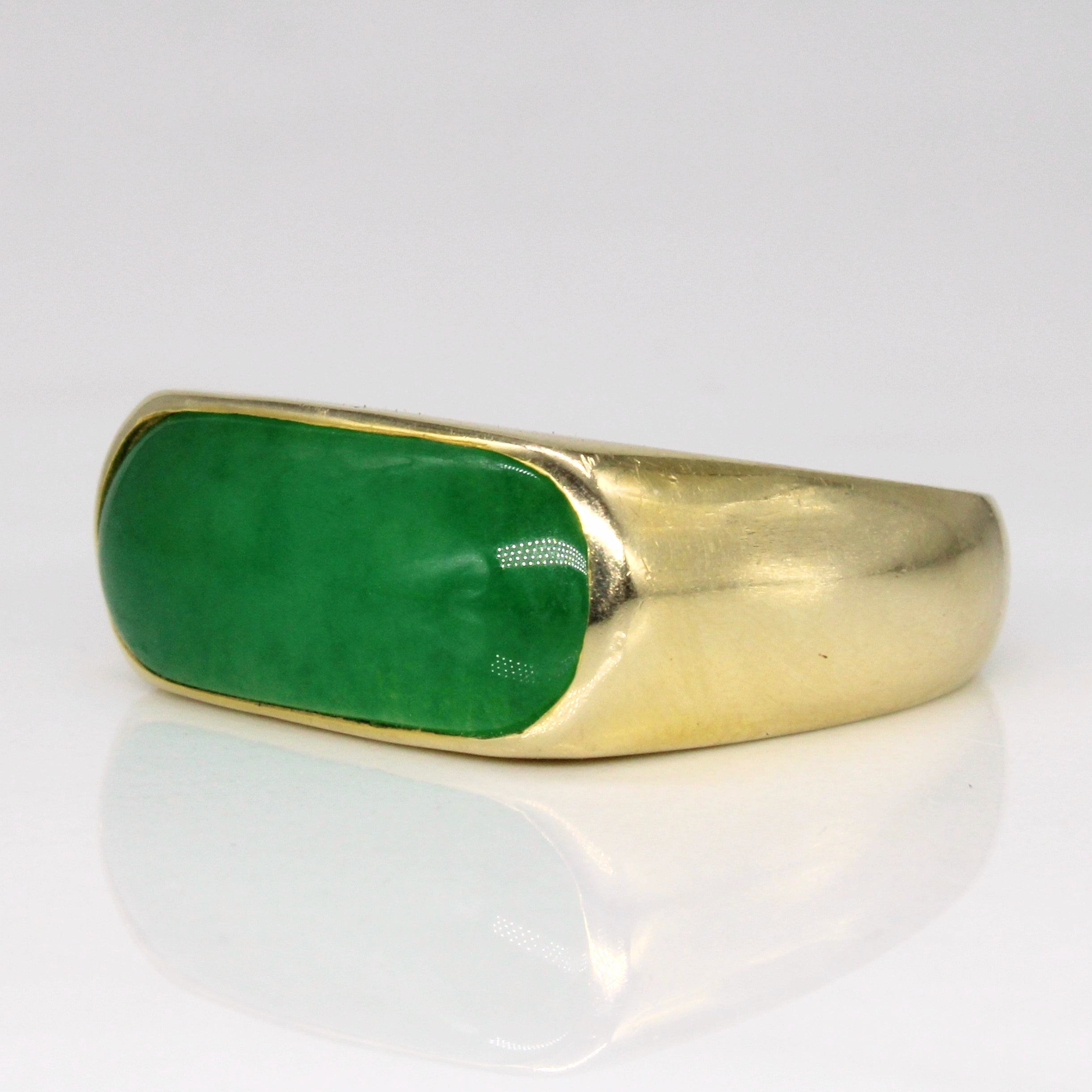 Green Quartz Cocktail Ring | 4.50ct | SZ 8.75 |