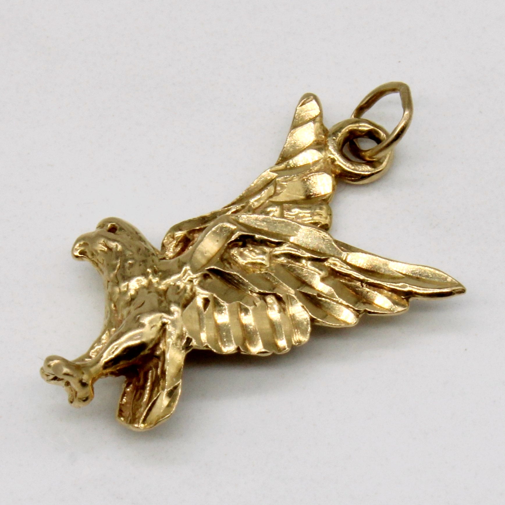 10k Yellow Gold Bird Charm