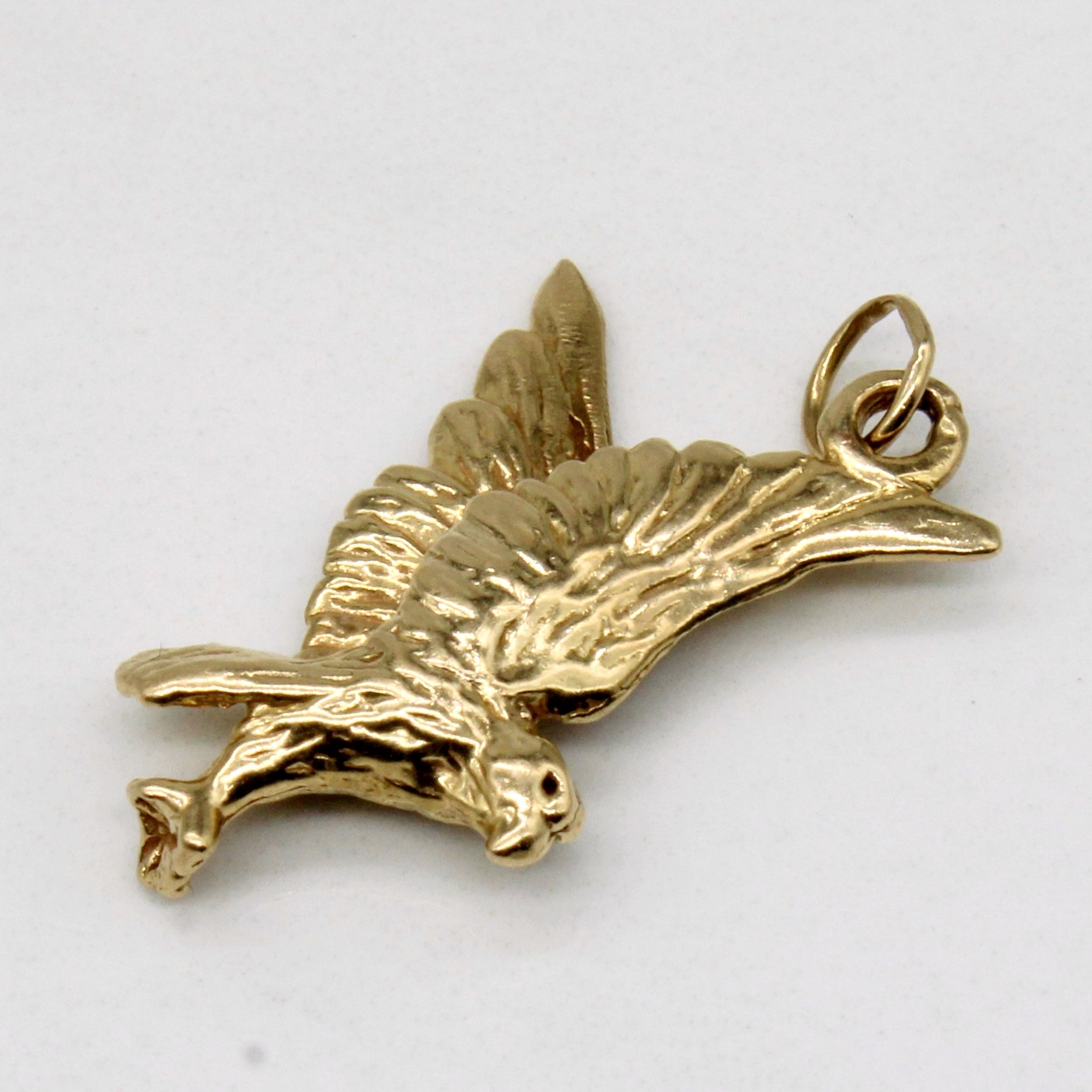 10k Yellow Gold Bird Charm