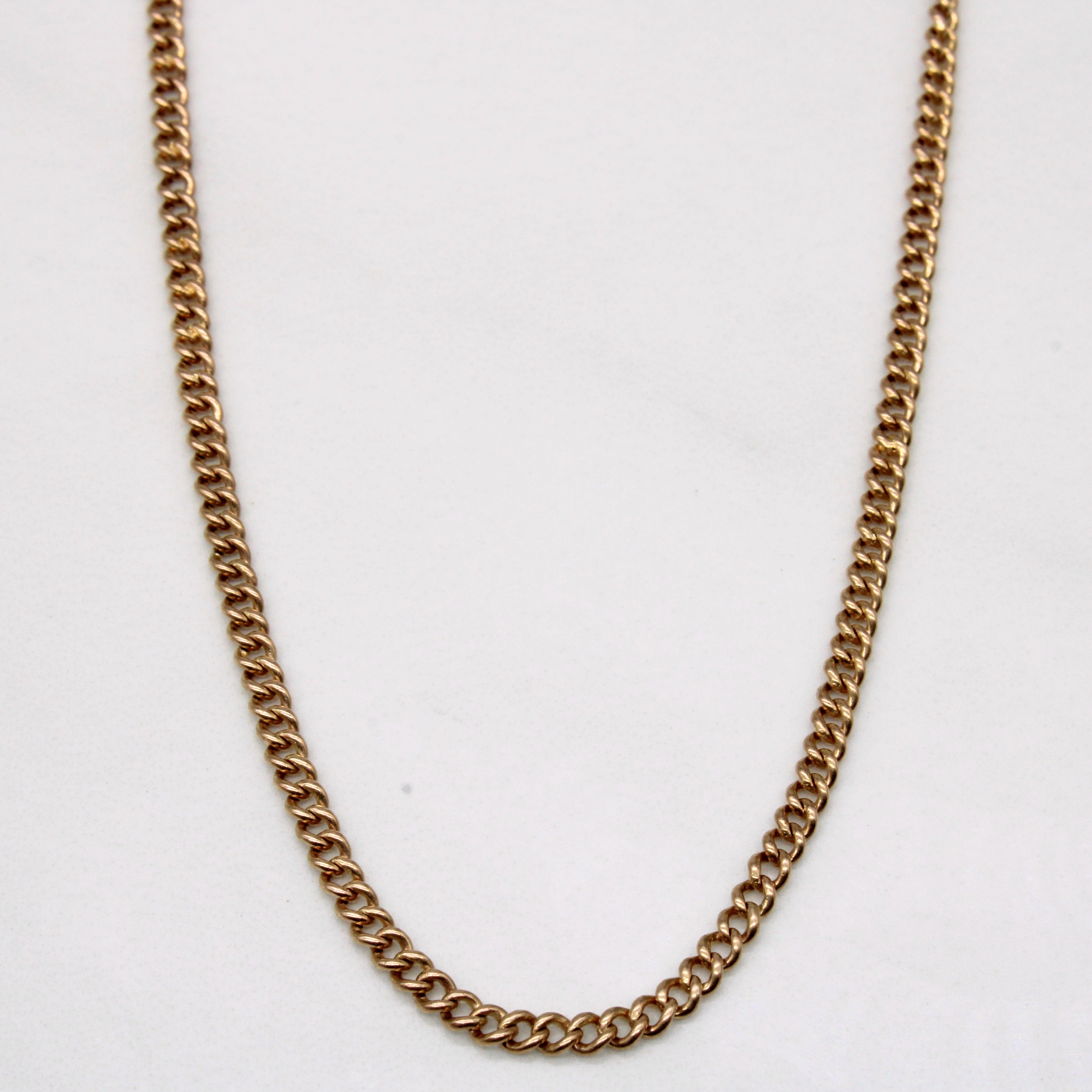 14k Rose Gold Necklace | 25" |