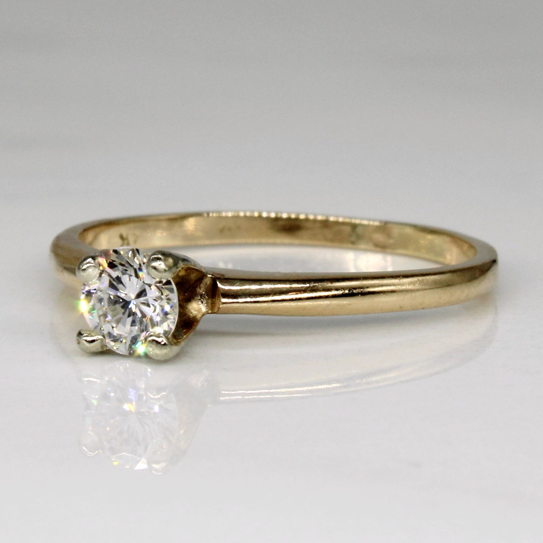 Cathedral Set Diamond Ring | 0.25ct | SZ 5.25 |