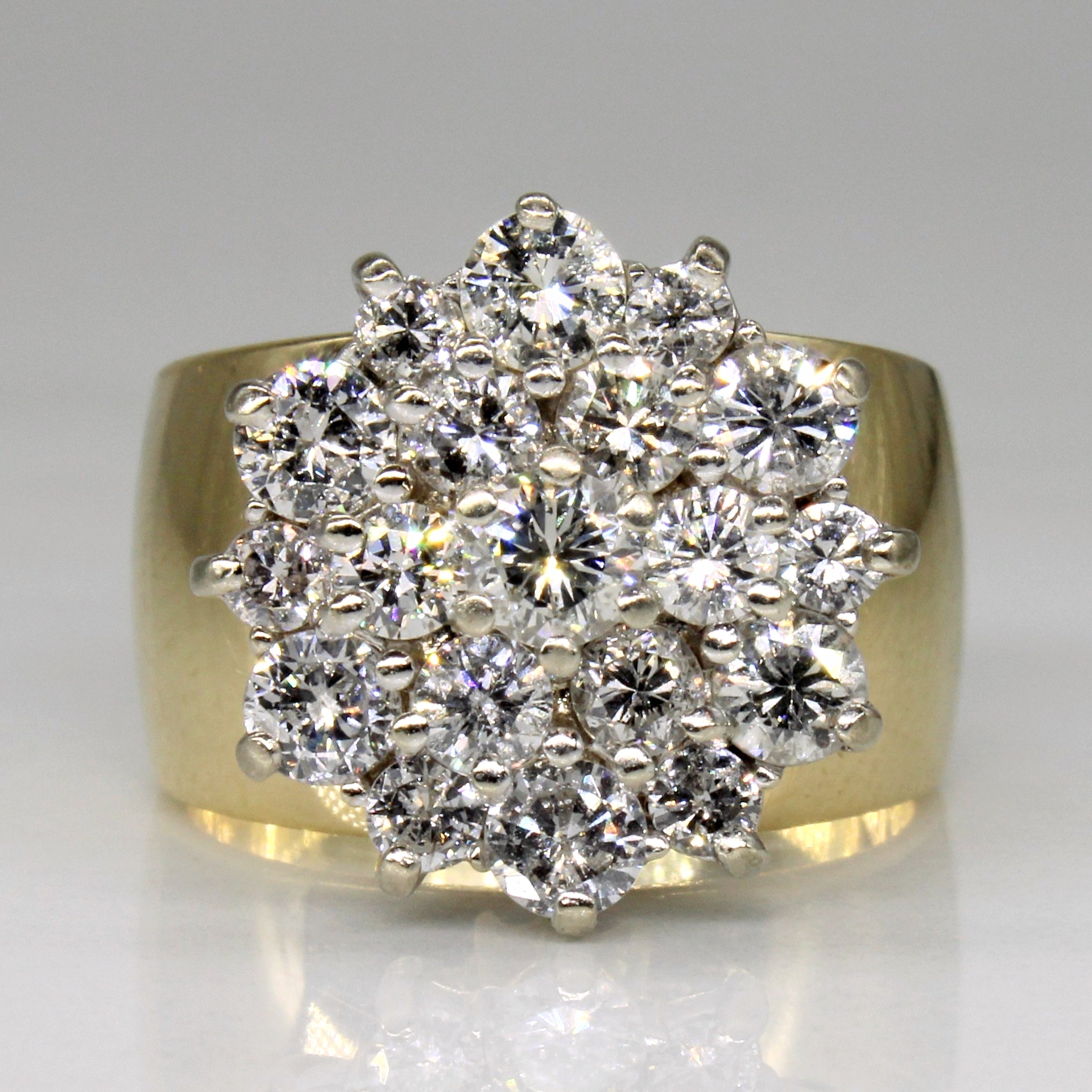 Bague sertie de diamants | 2,00 ct | Taille 6,5 |