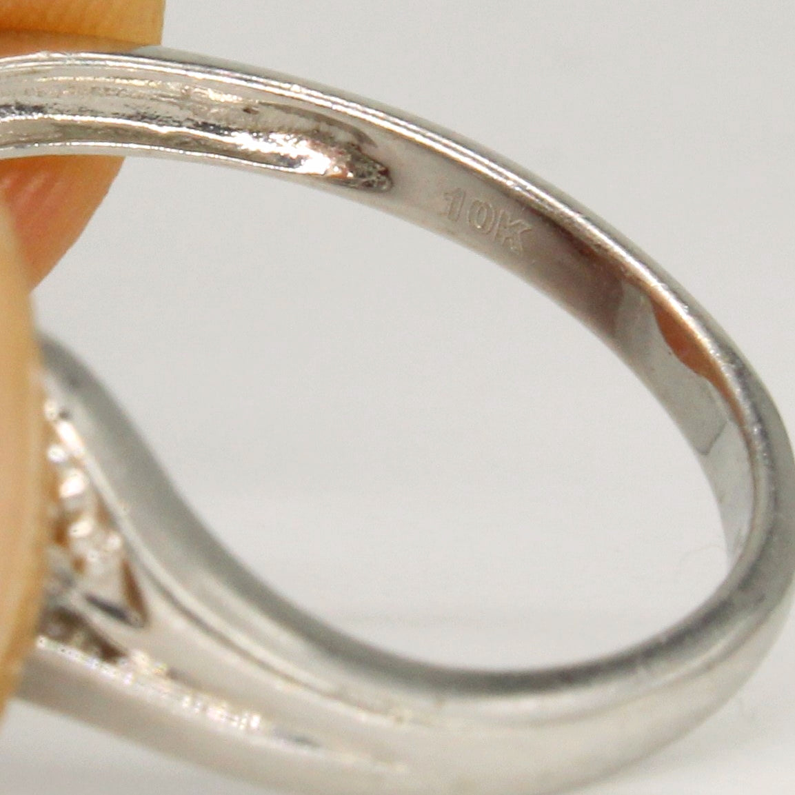 Synthetic Emerald & Diamond Cocktail Ring | 0.30ctw, 0.02ctw | SZ 7.25 |