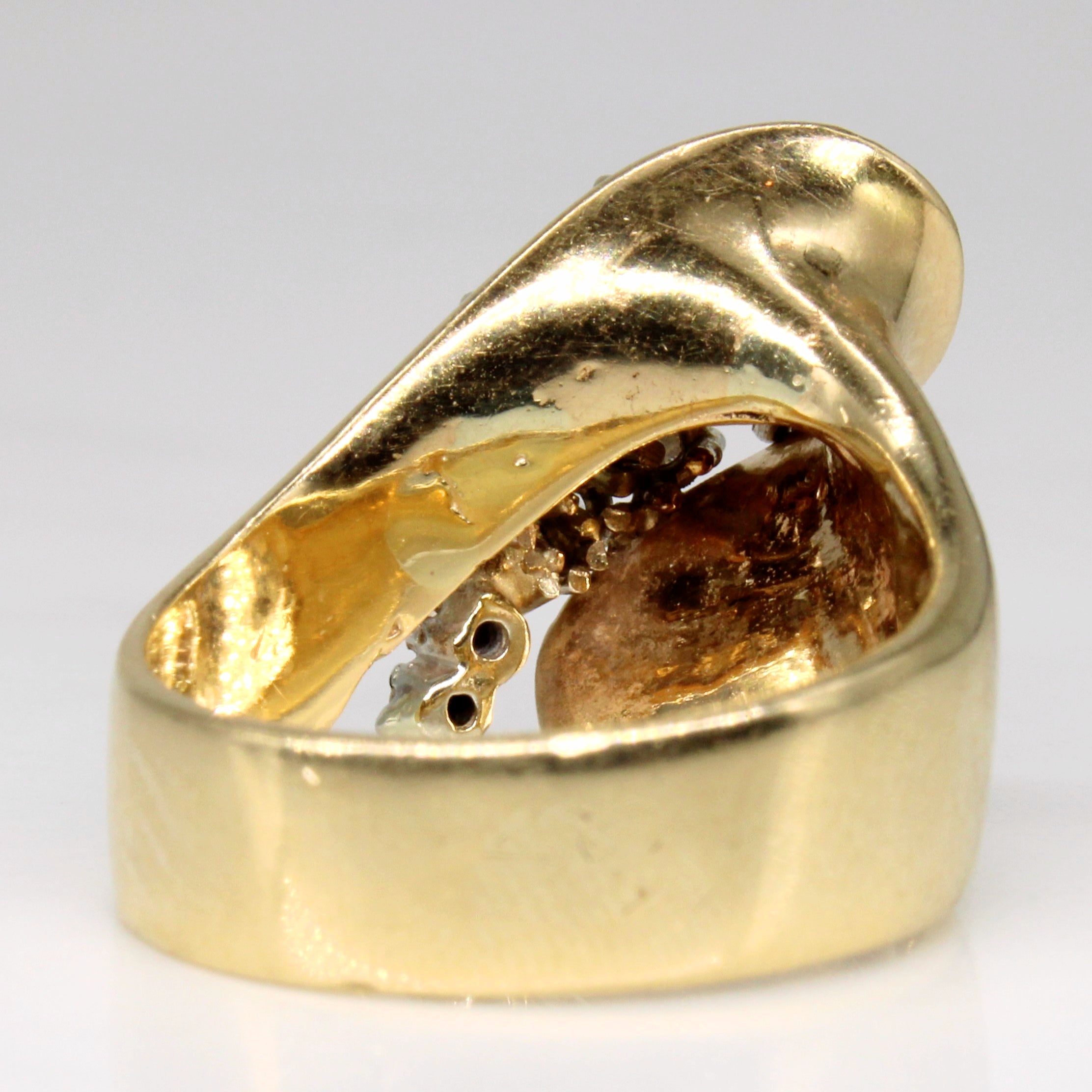 Diamond Cocktail 14k Ring | 0.81ctw | SZ 7.75 |