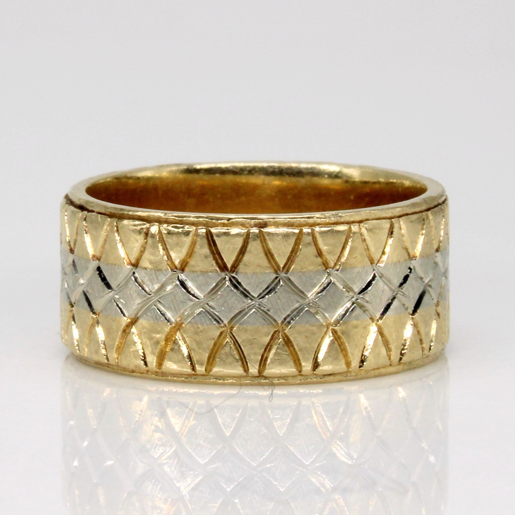 10k Two Tone Gold Ring | SZ 4.75 |