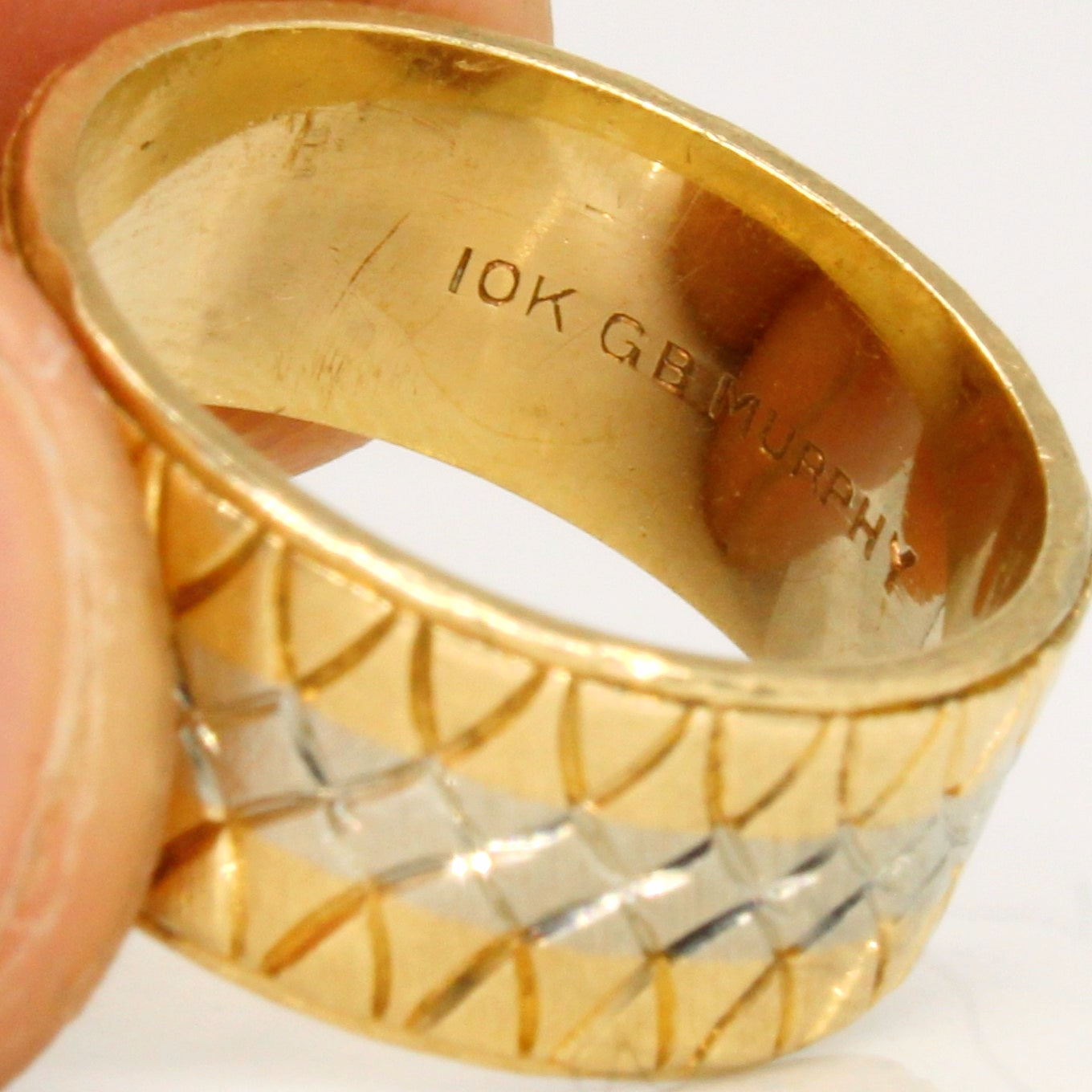 10k Two Tone Gold Ring | SZ 4.75 |
