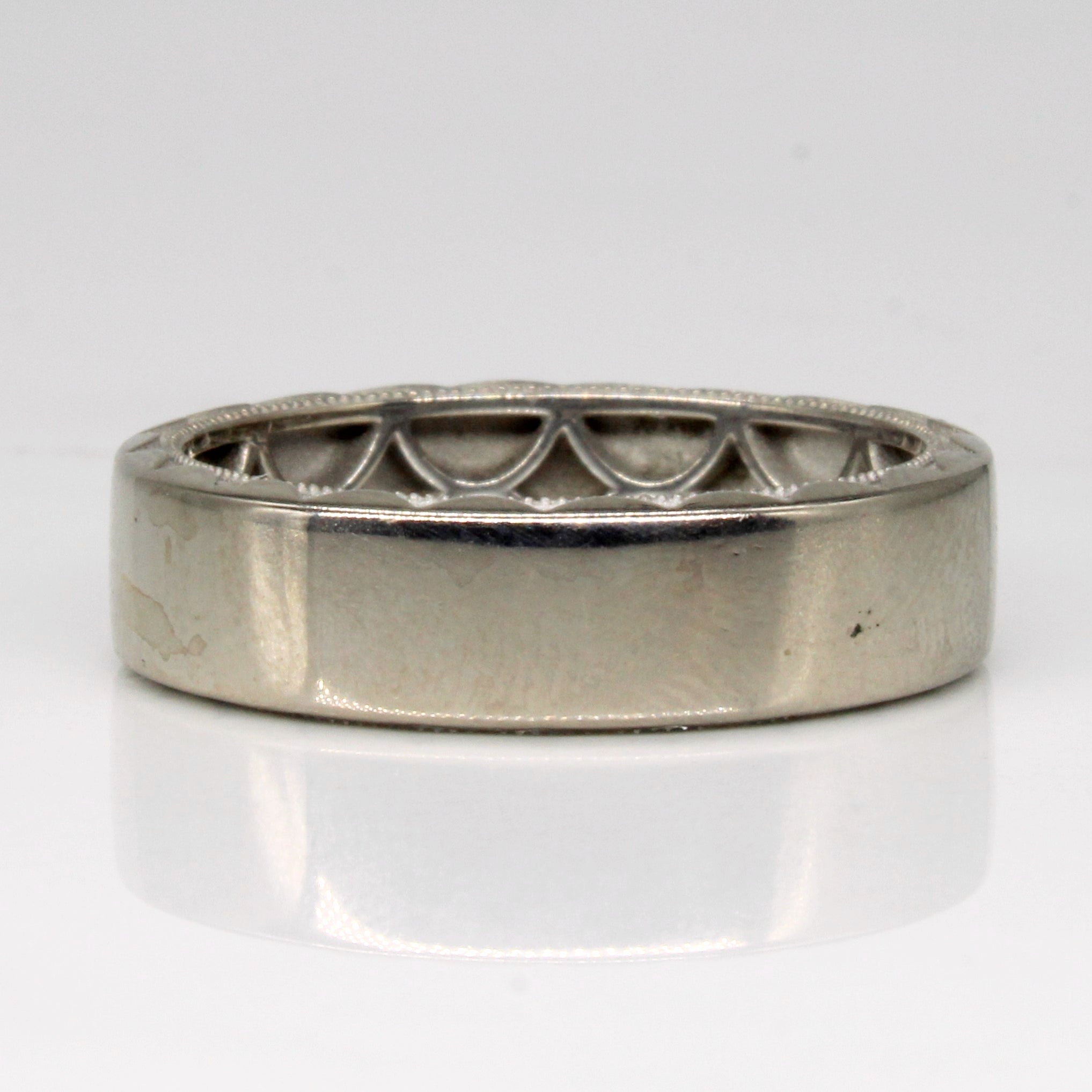 Tacori' 18k White Gold Ring | SZ 9.5 |
