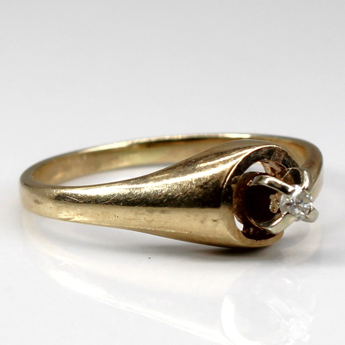 High Set Diamond Ring | 0.04ct | SZ 7.25 |