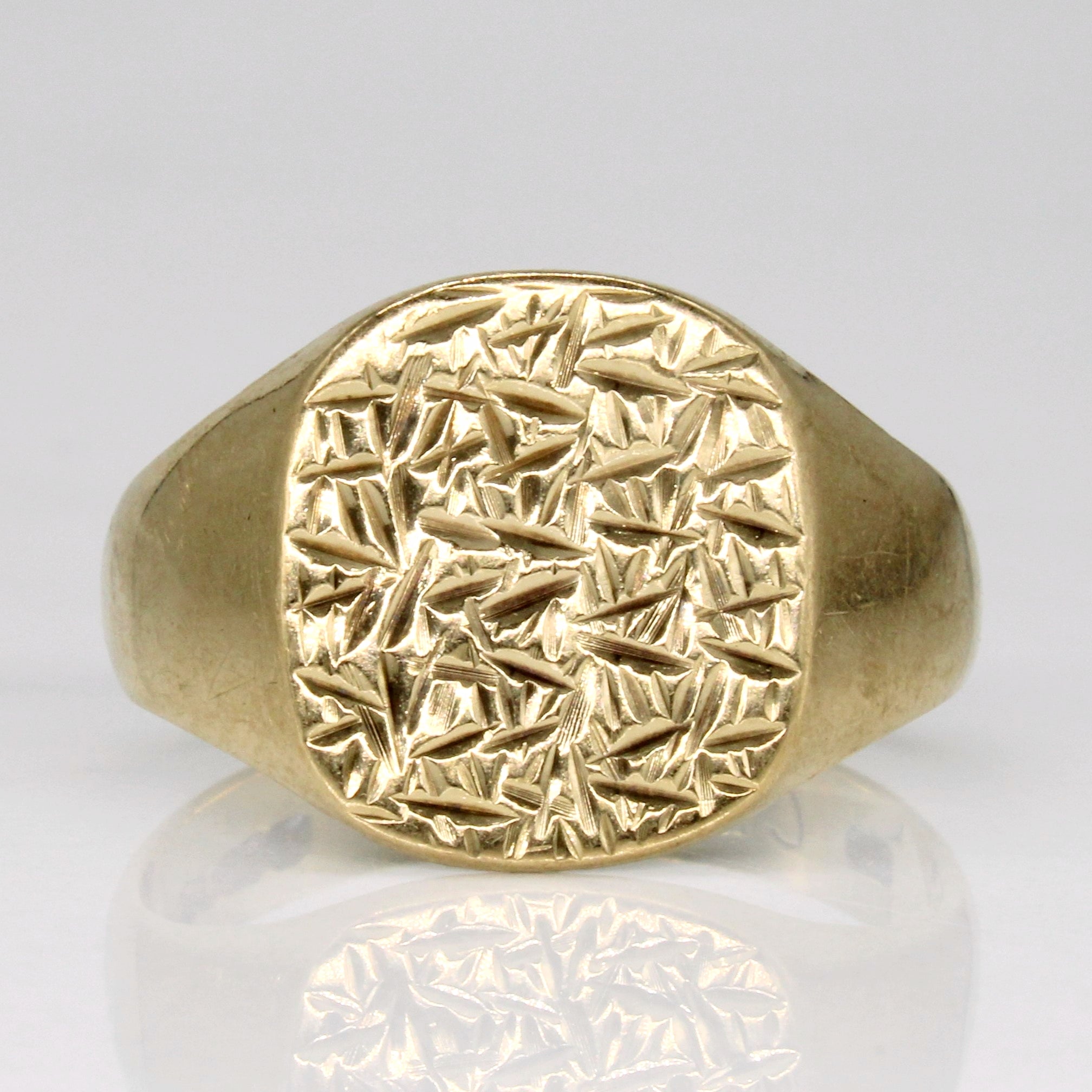1977 London 9k Yellow Gold Ring | SZ 9.75 |