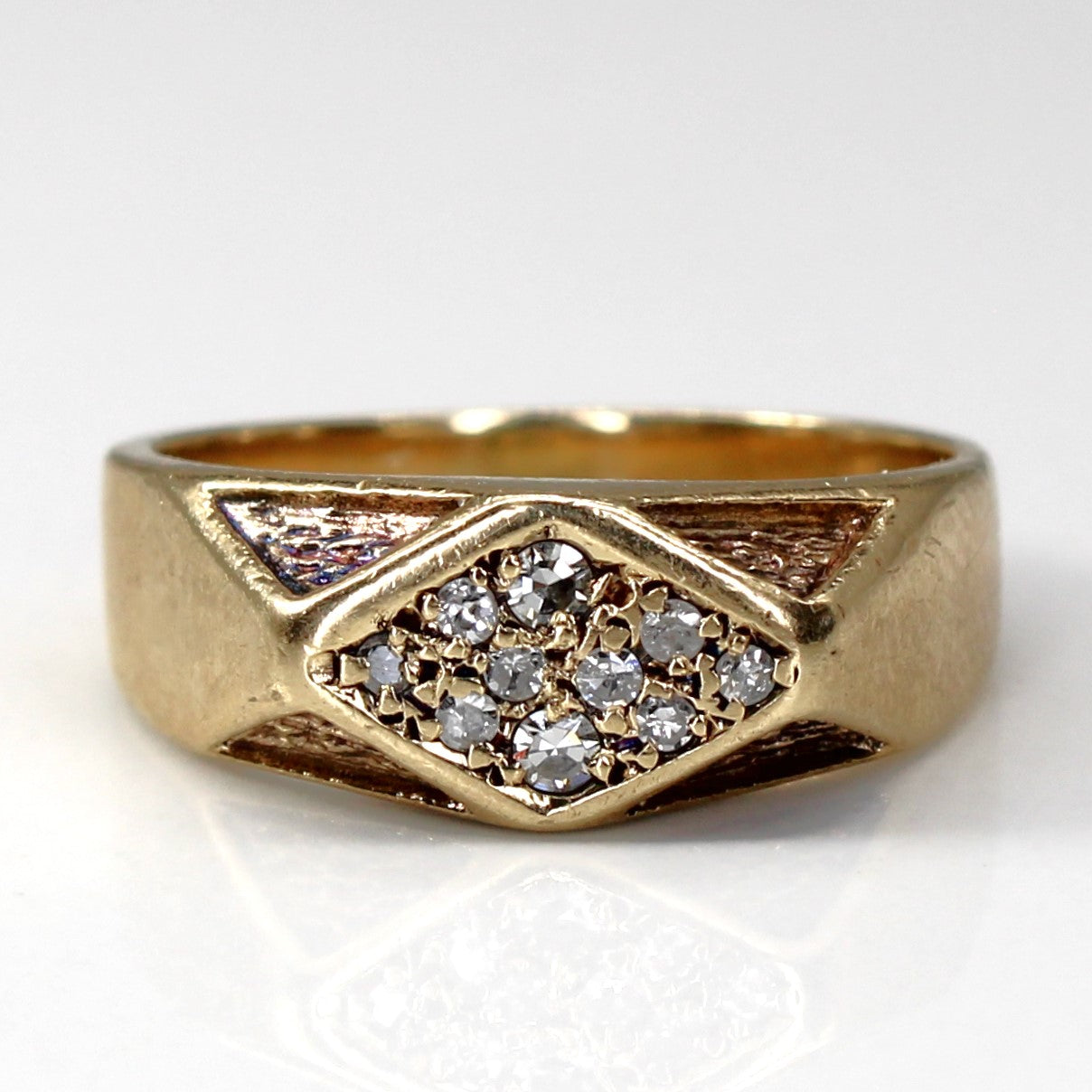 Cluster Set Diamond Ring | 0.10ctw | SZ 5.5 |
