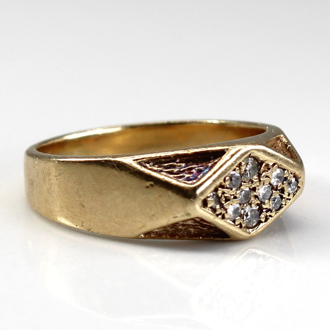 Cluster Set Diamond Ring | 0.10ctw | SZ 5.5 |