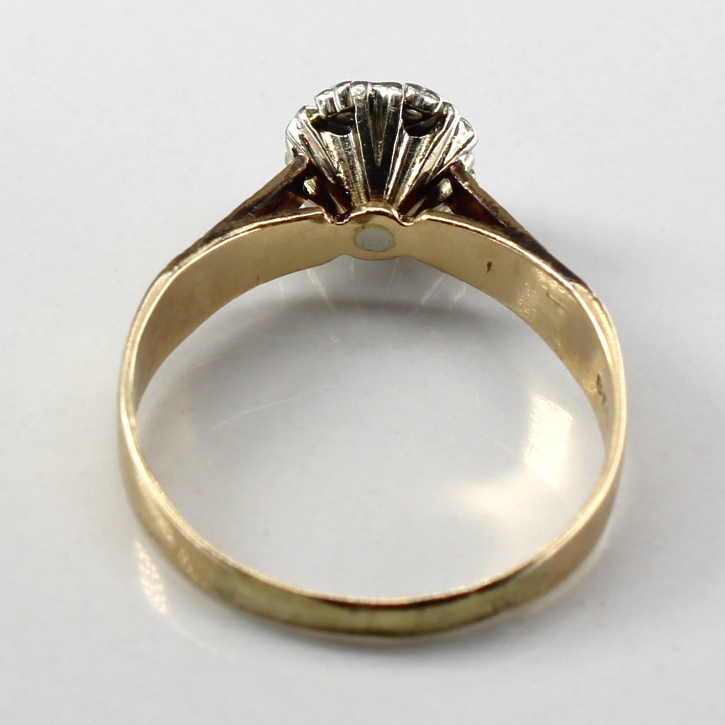 High Set Diamond Cocktail Ring | 0.10ctw | SZ 7.25 |