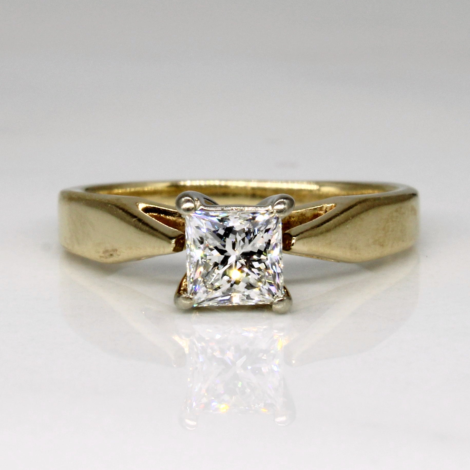 Princess Cut Diamond Engagement Ring | 0.40ct | SZ 3.25 |
