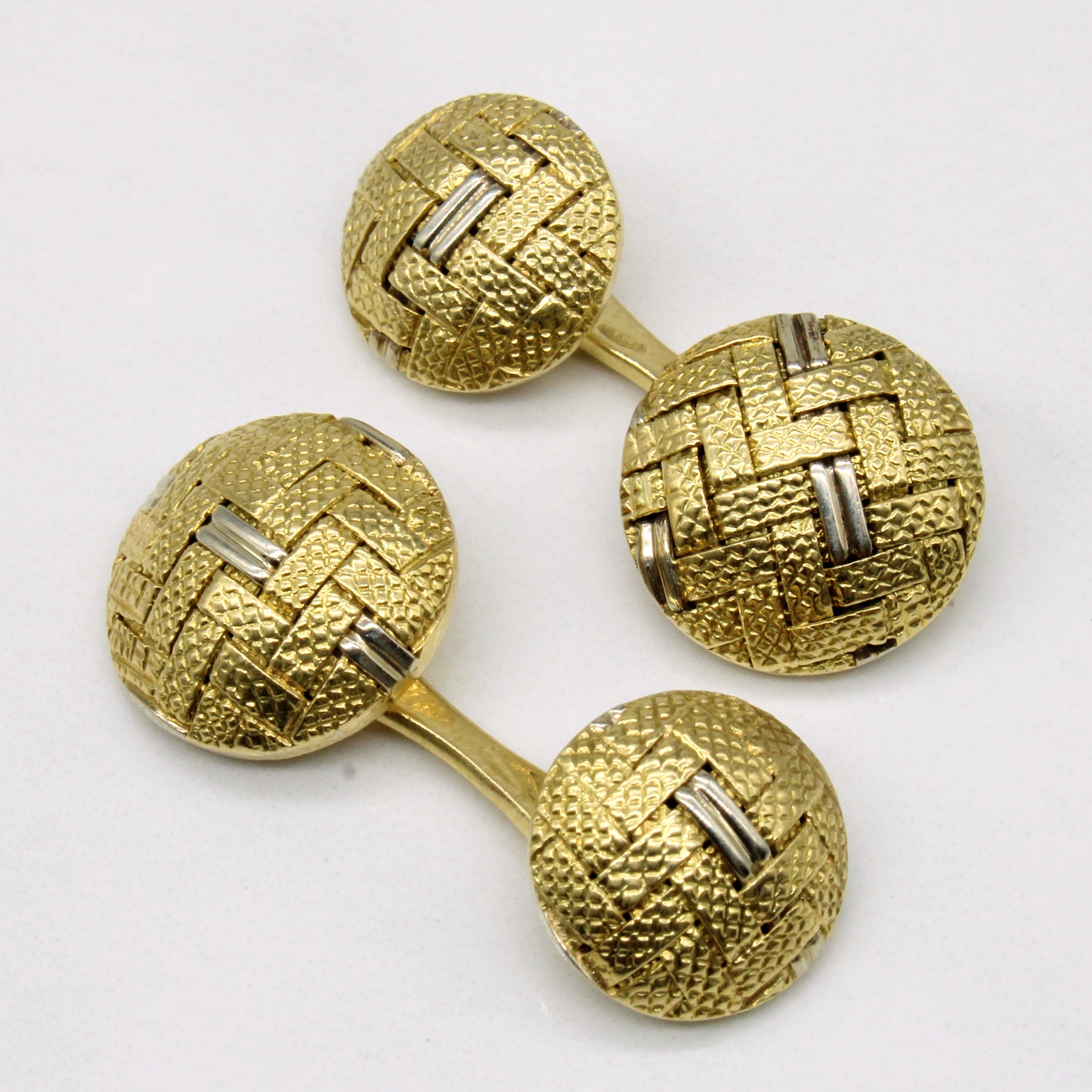 18k Yellow Gold Cufflinks
