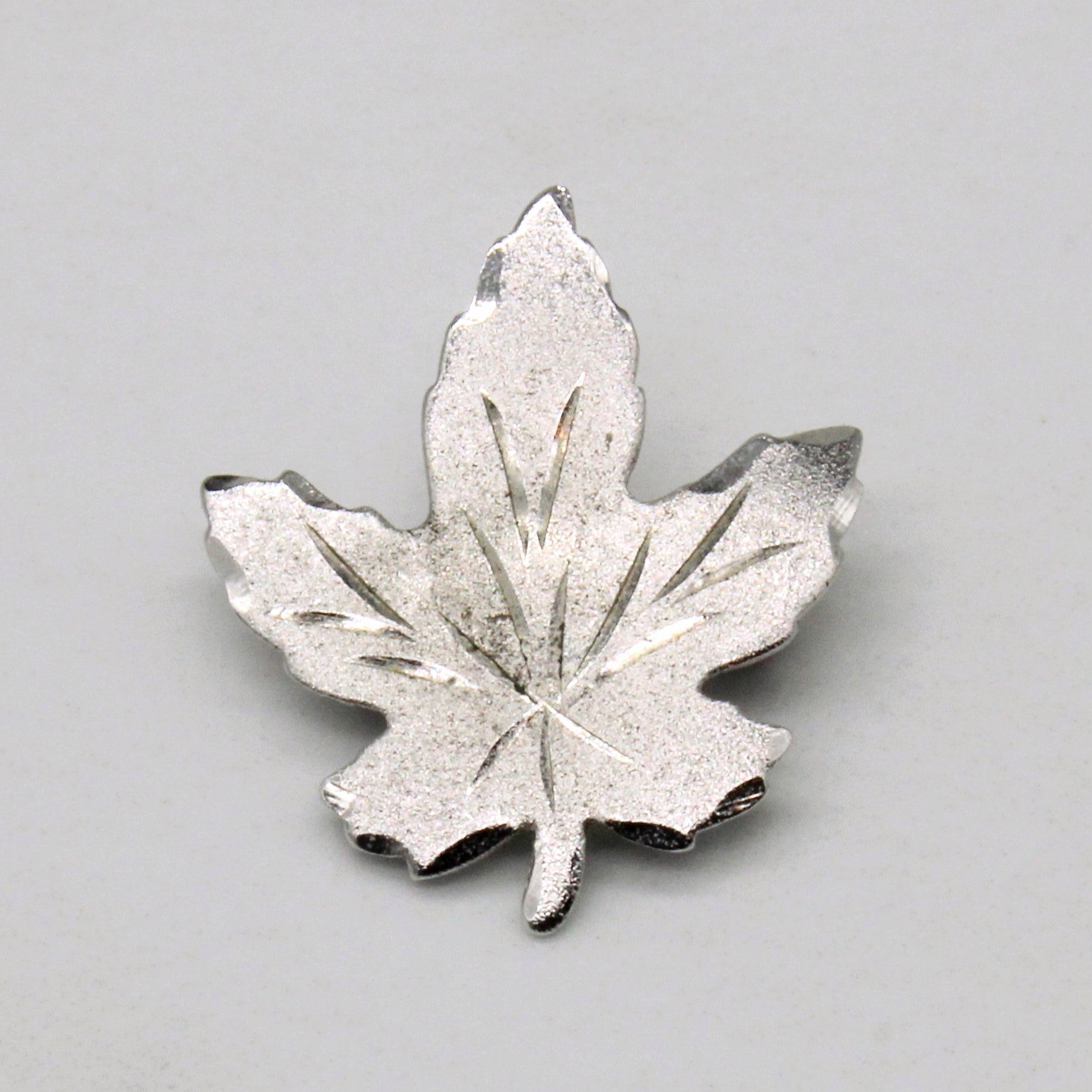 Sterling Silver Maple Leaf Pin