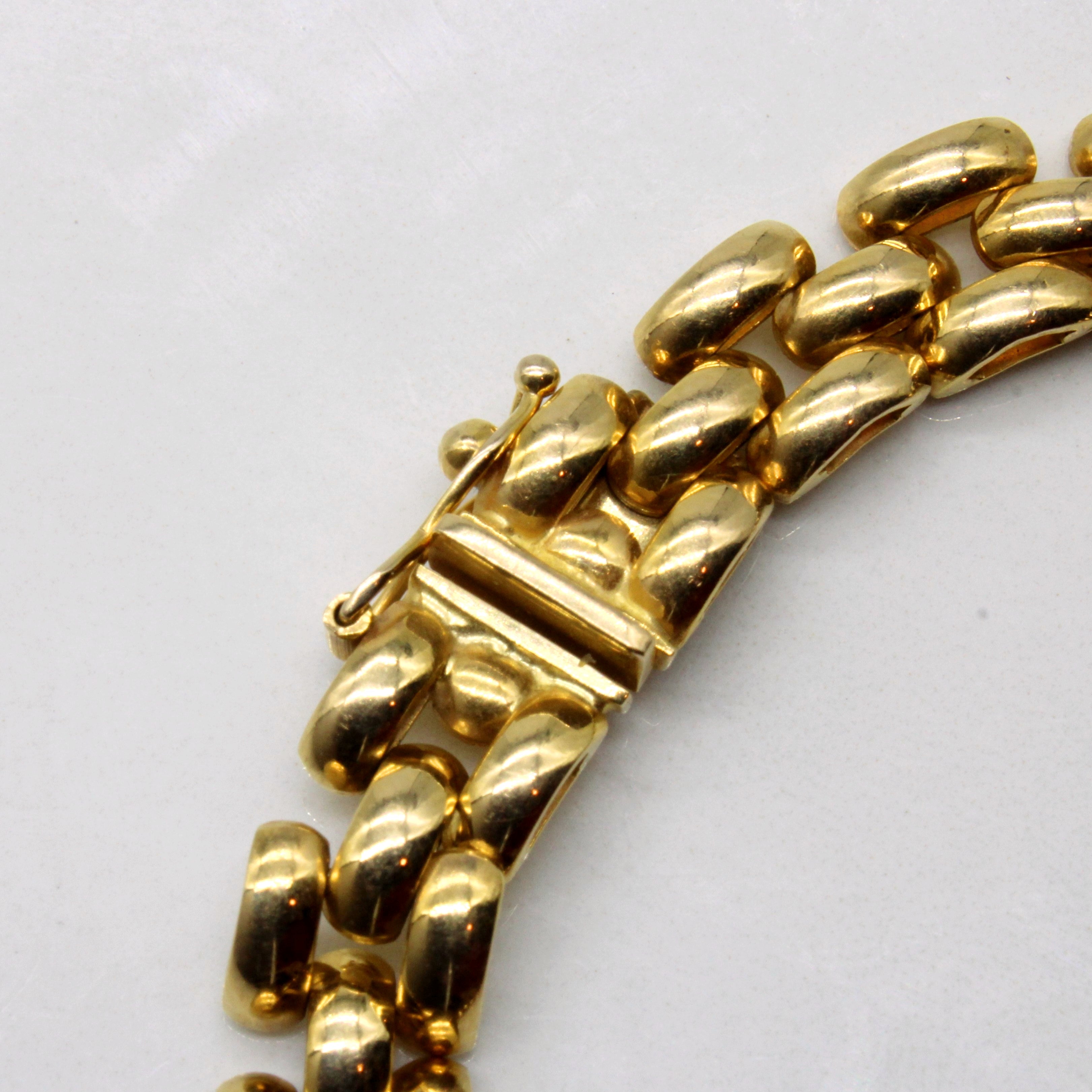 14k Yellow Gold Bracelet | 7" |
