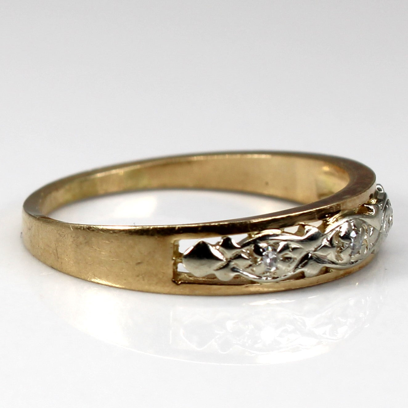 Three Stone Diamond Ring | 0.03ctw | SZ 7.5 | SZ 7.5 |