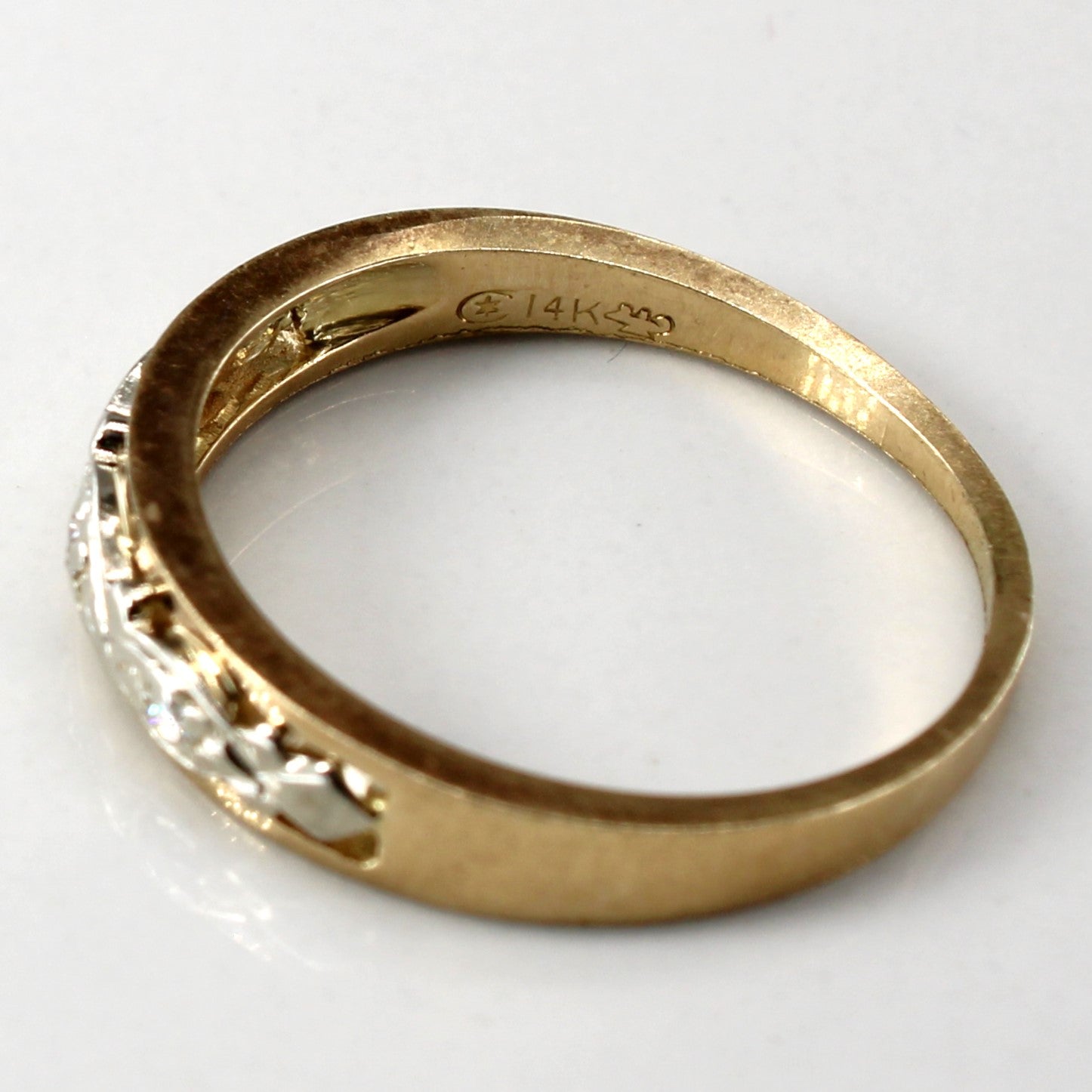 Three Stone Diamond Ring | 0.03ctw | SZ 7.5 | SZ 7.5 |