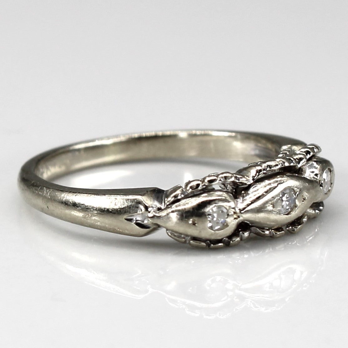 Three Stone Diamond Ring | 0.03ctw | SZ 2.5 |