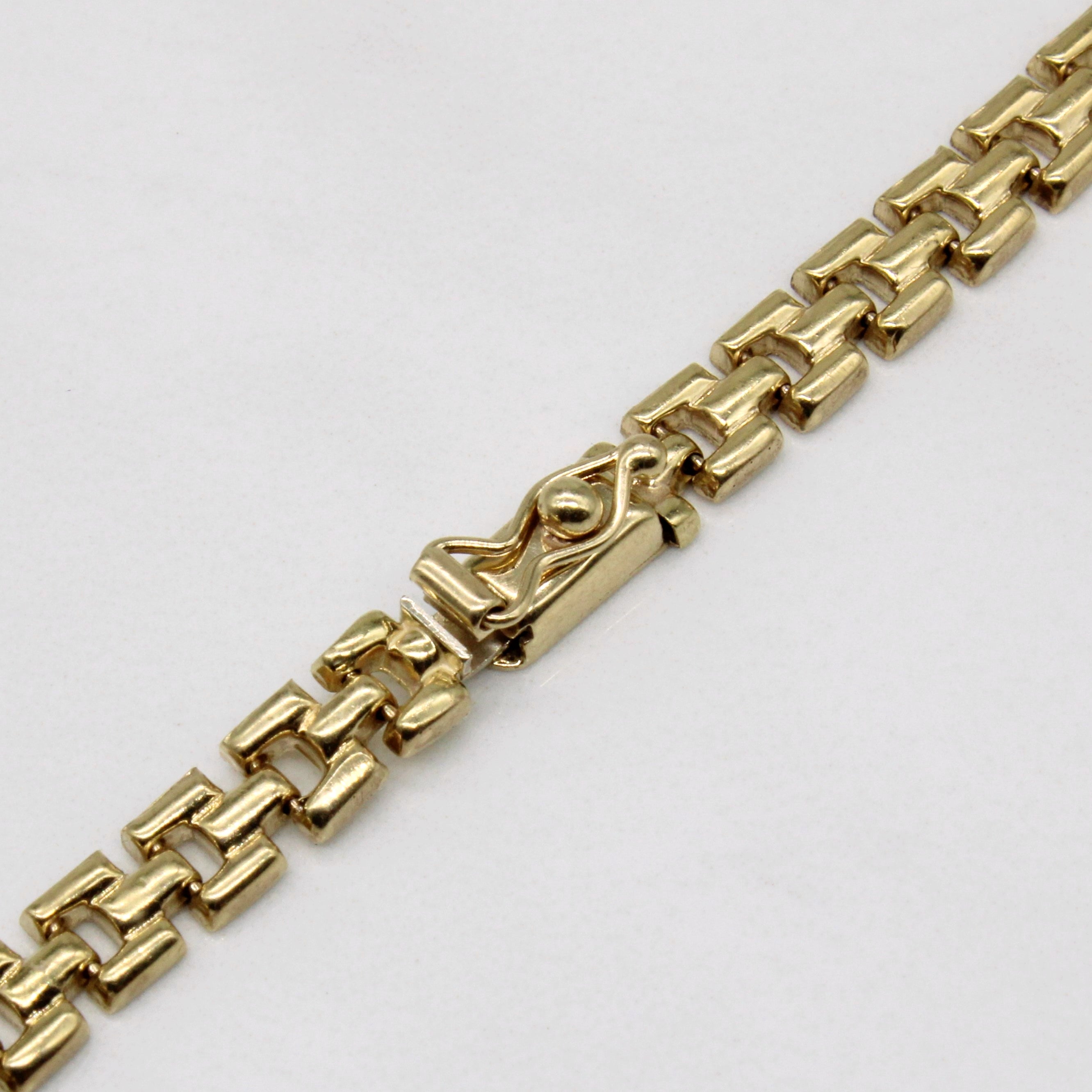 9k Yellow Gold Necklace | 16" |