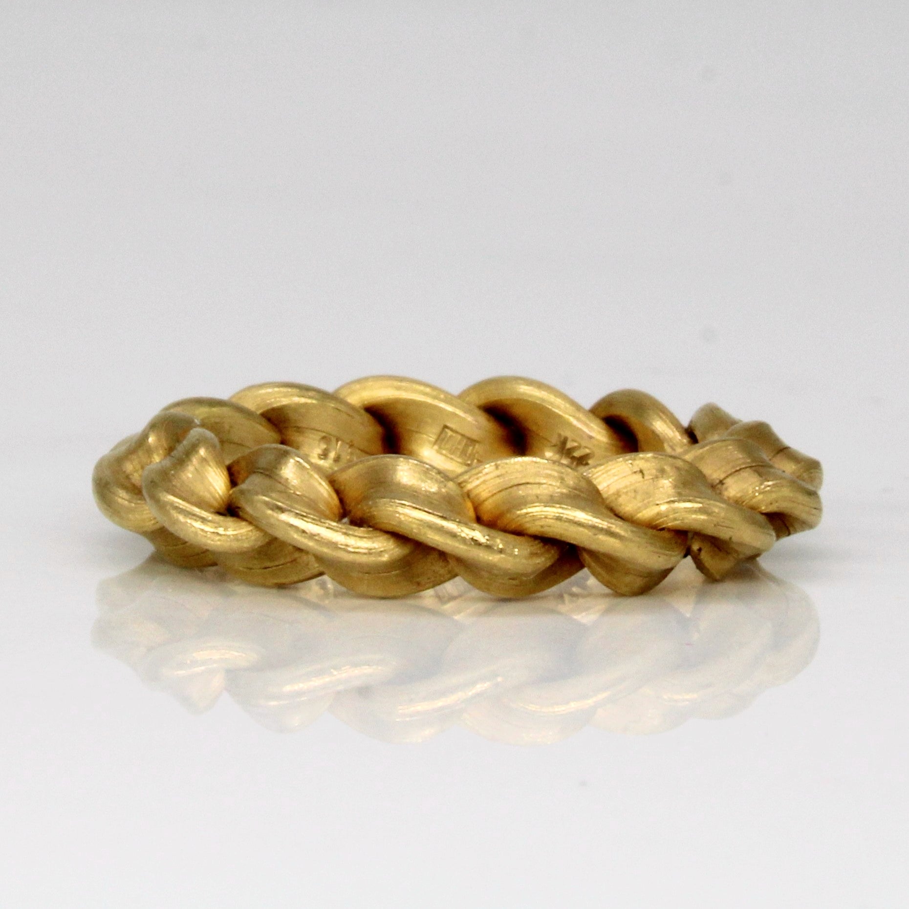 Bague Mitsuro Twist en or jaune 22 carats | Taille 5,75 |