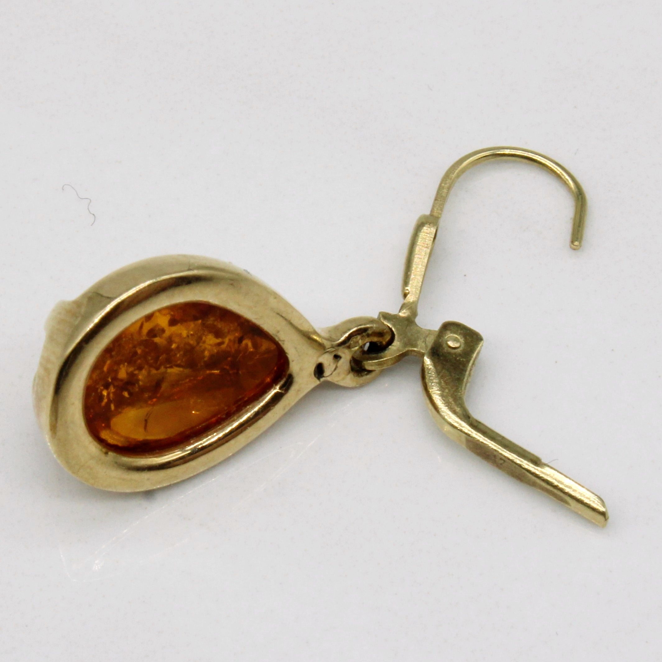 Amber Drop Earrings | 3.00ctw |
