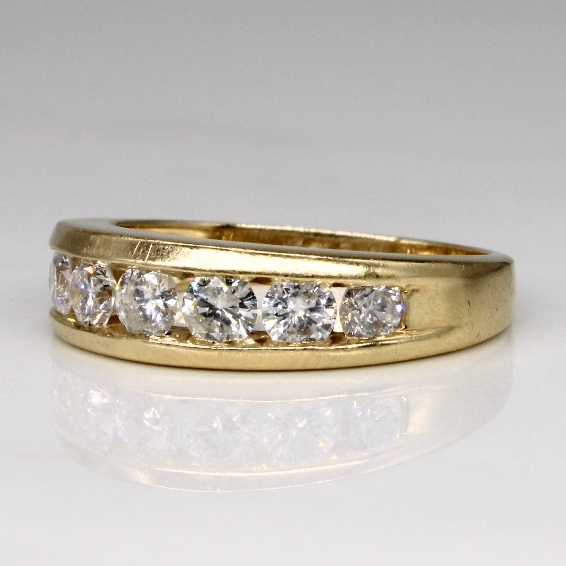Channel Set Diamond Ring | 0.84ctw | SZ 6.75 |
