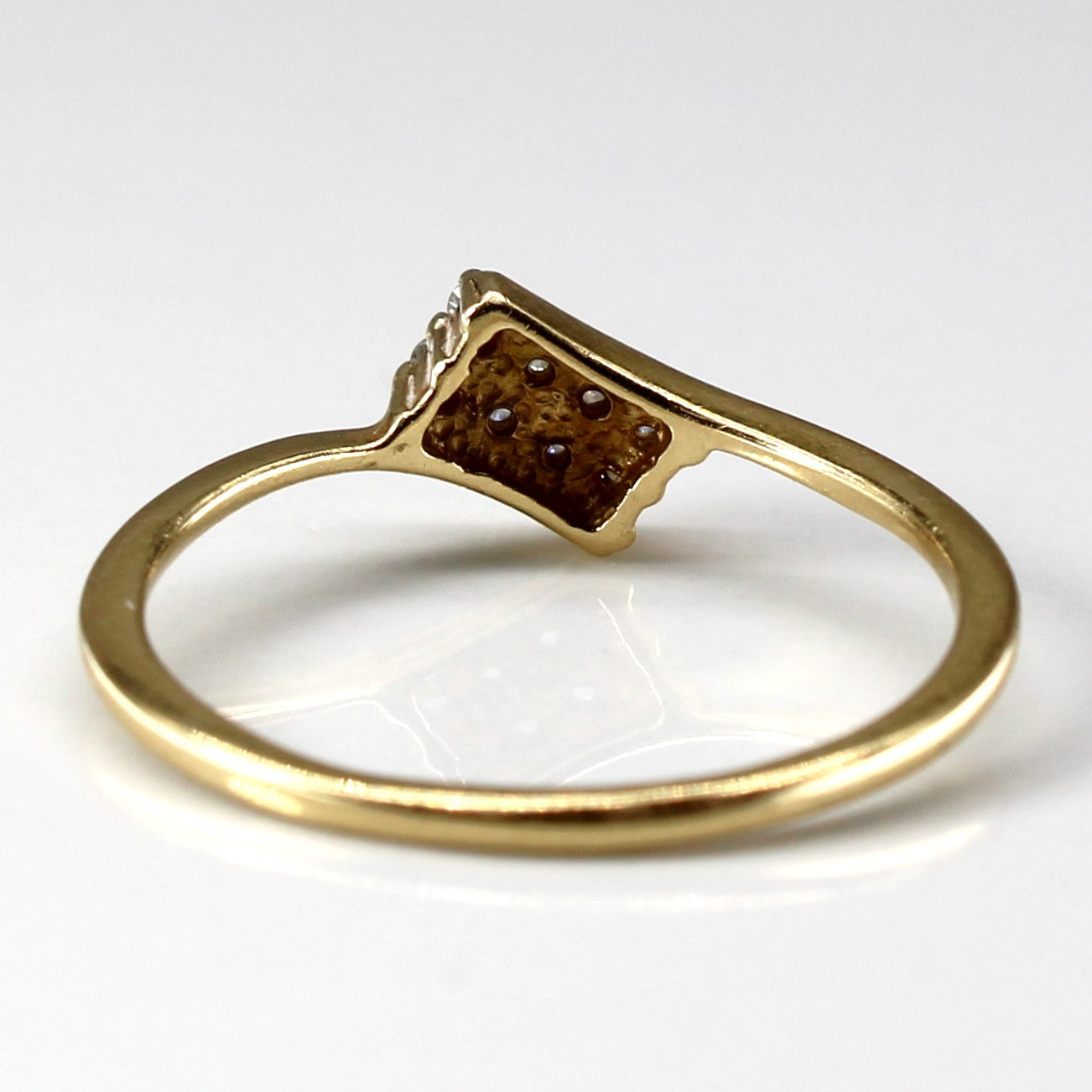 Bypass Cluster Diamond Ring | 0.08ctw | SZ 6.75 |