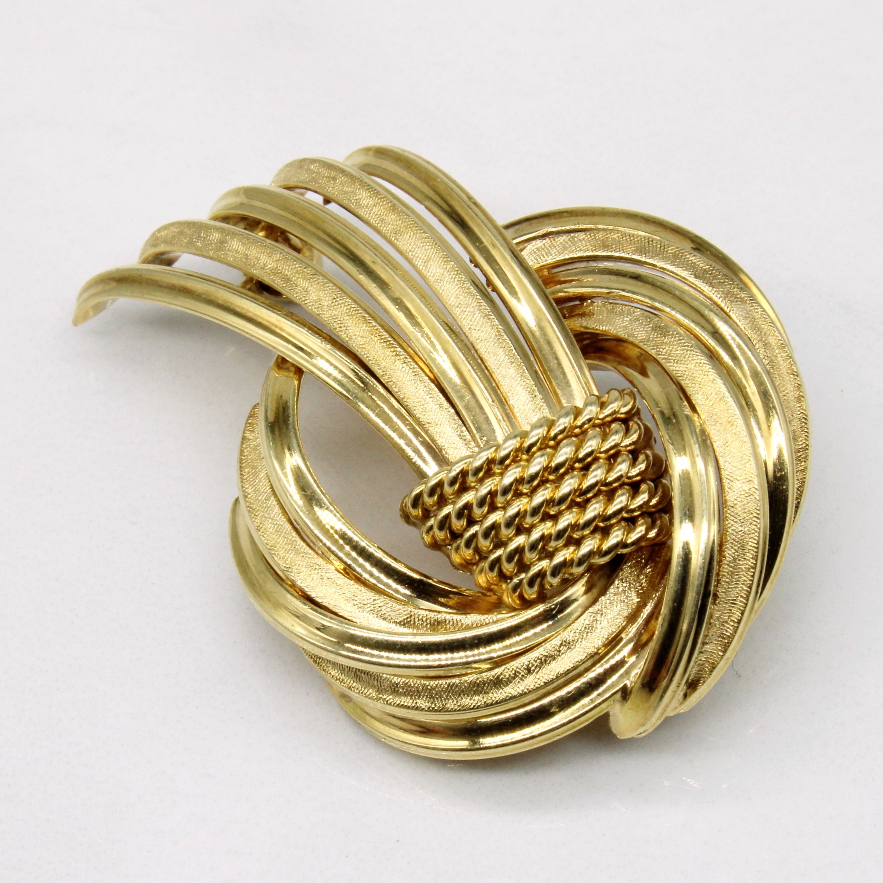 14k Yellow Gold Brooch