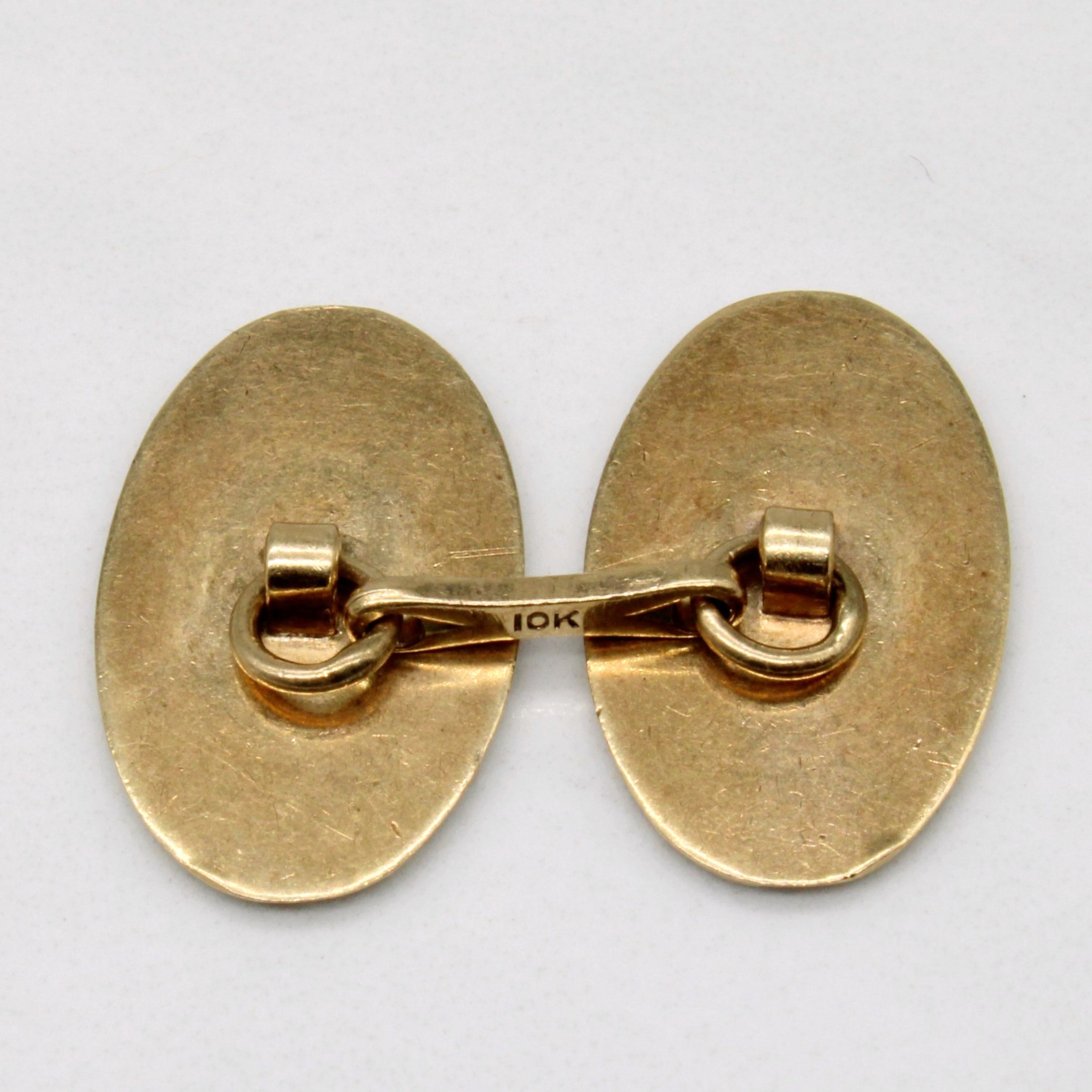 10k Yellow Gold Cufflinks