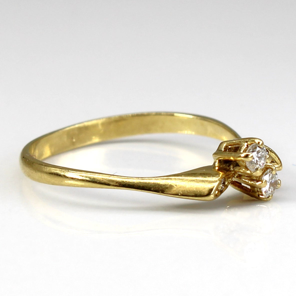 Bypass Diamond Ring | 0.09ctw | SZ 6.25 |