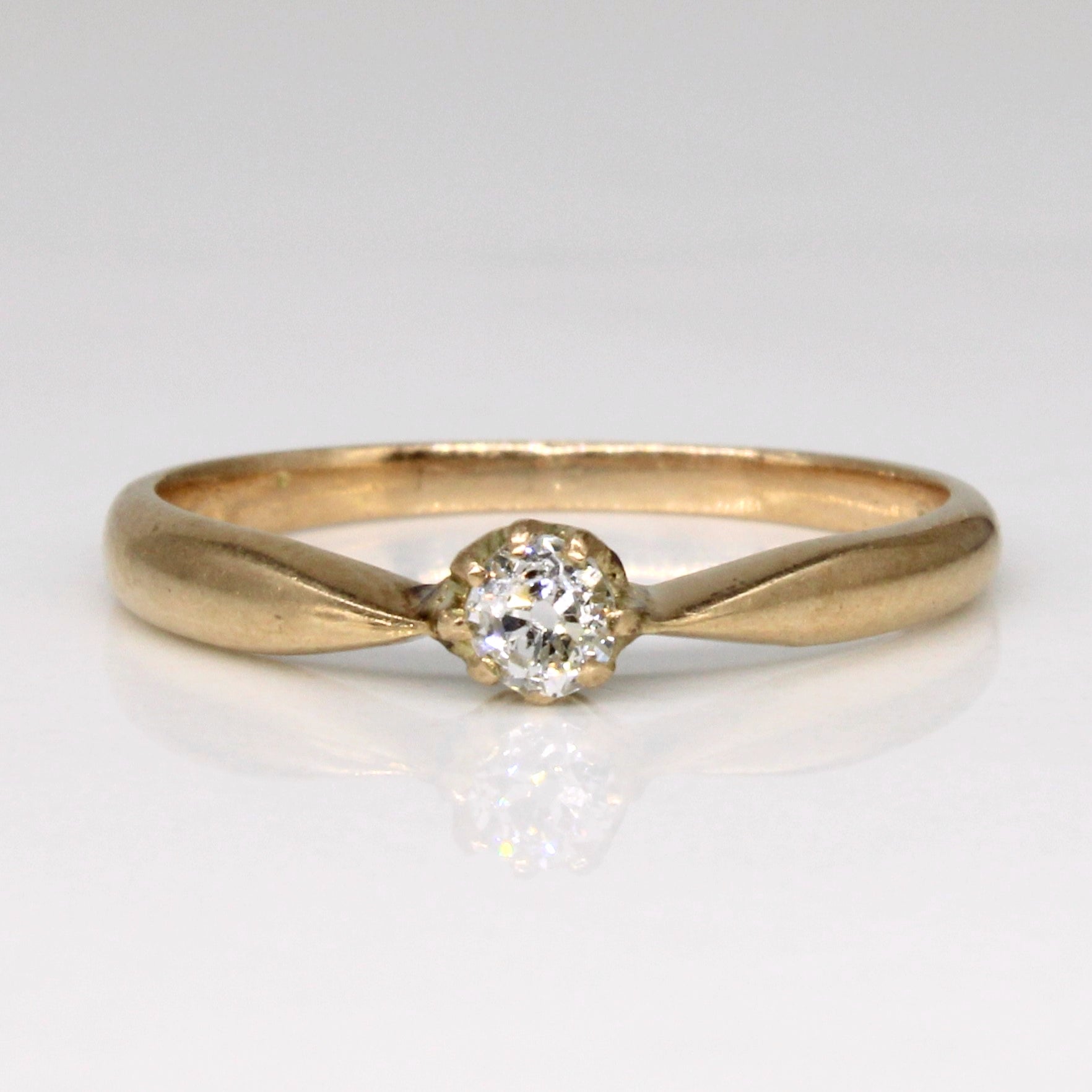 Old European Cut Diamond Ring | 0.11ct | SZ 6 |
