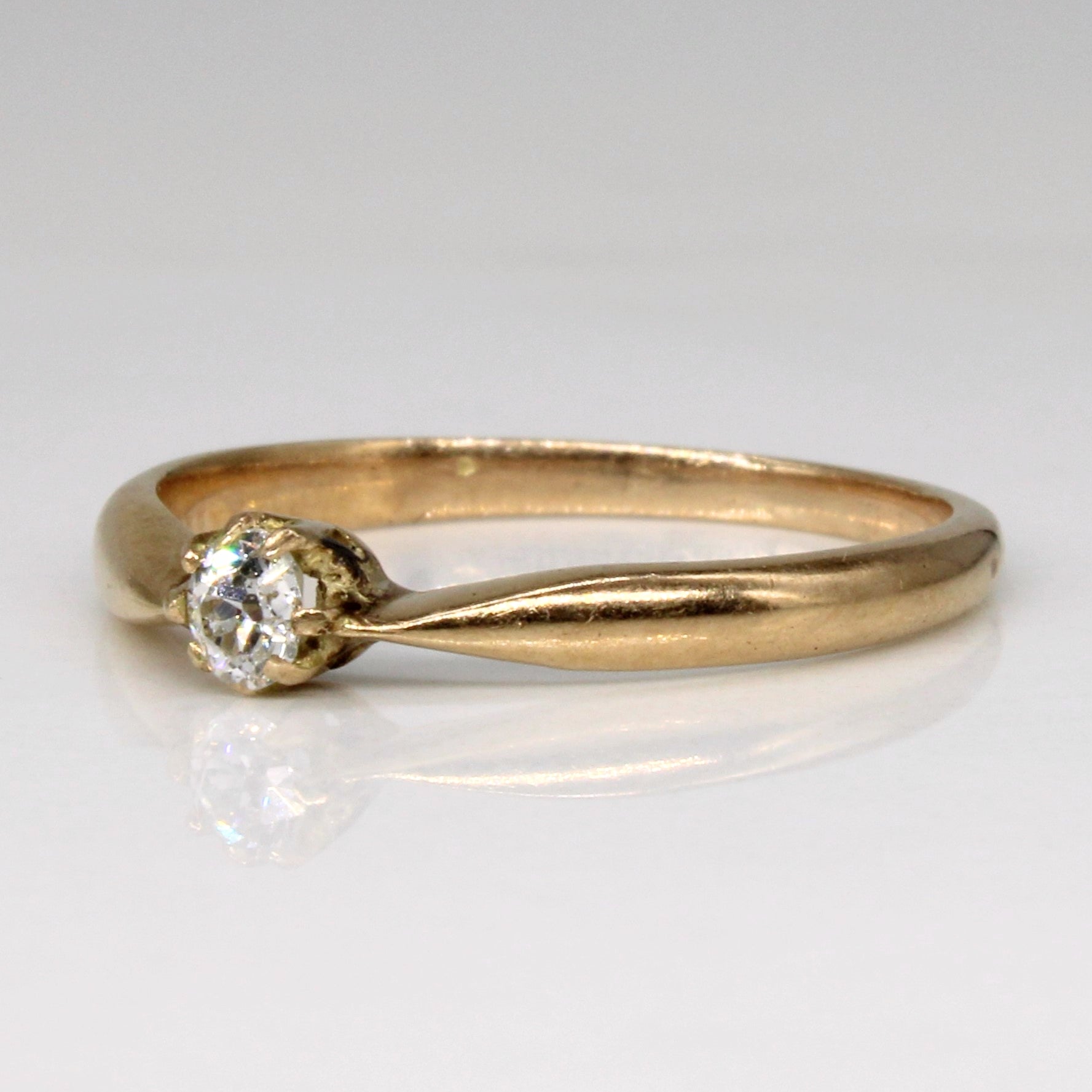Old European Cut Diamond Ring | 0.11ct | SZ 6 |