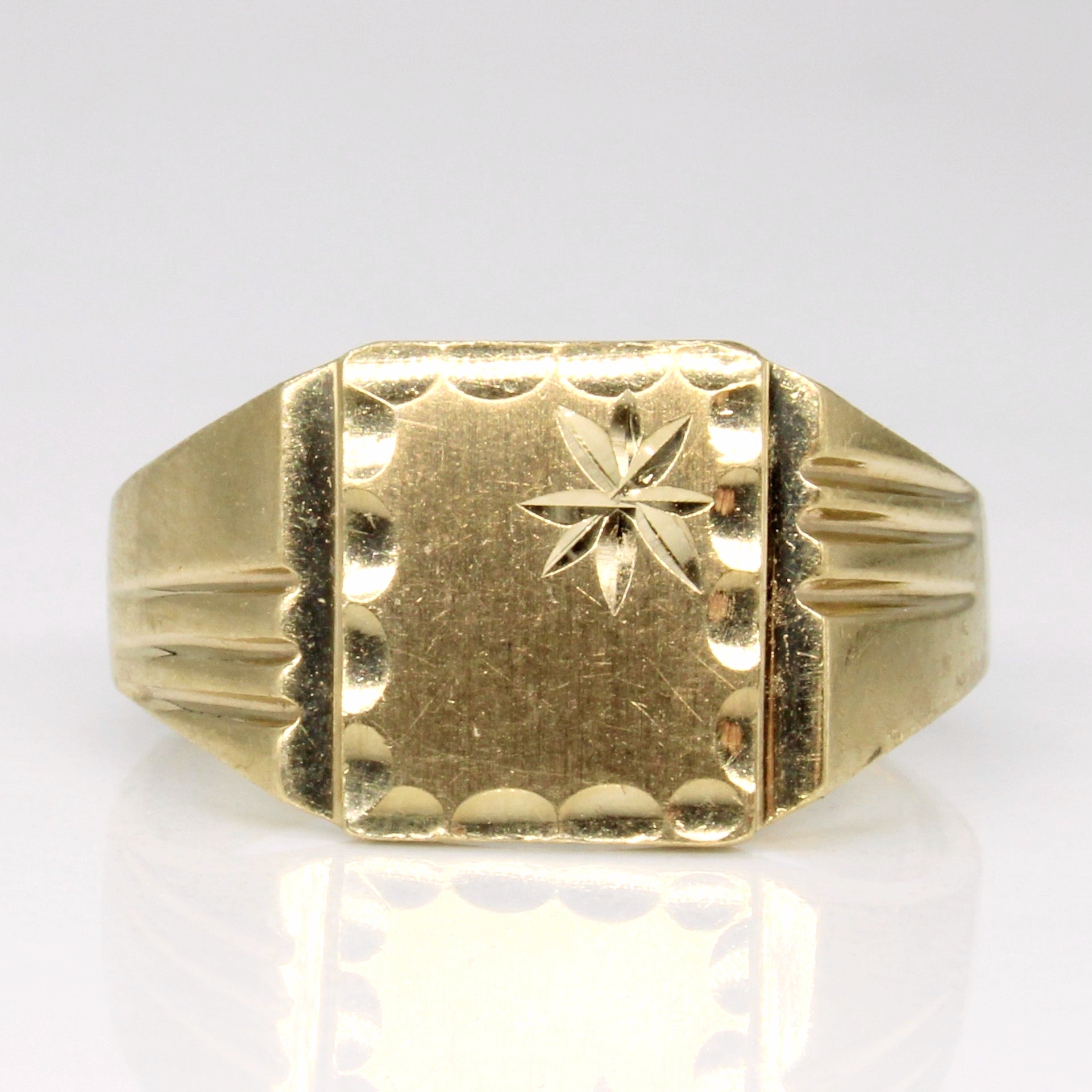 10k Yellow Gold Star Ring | SZ 7.25 |