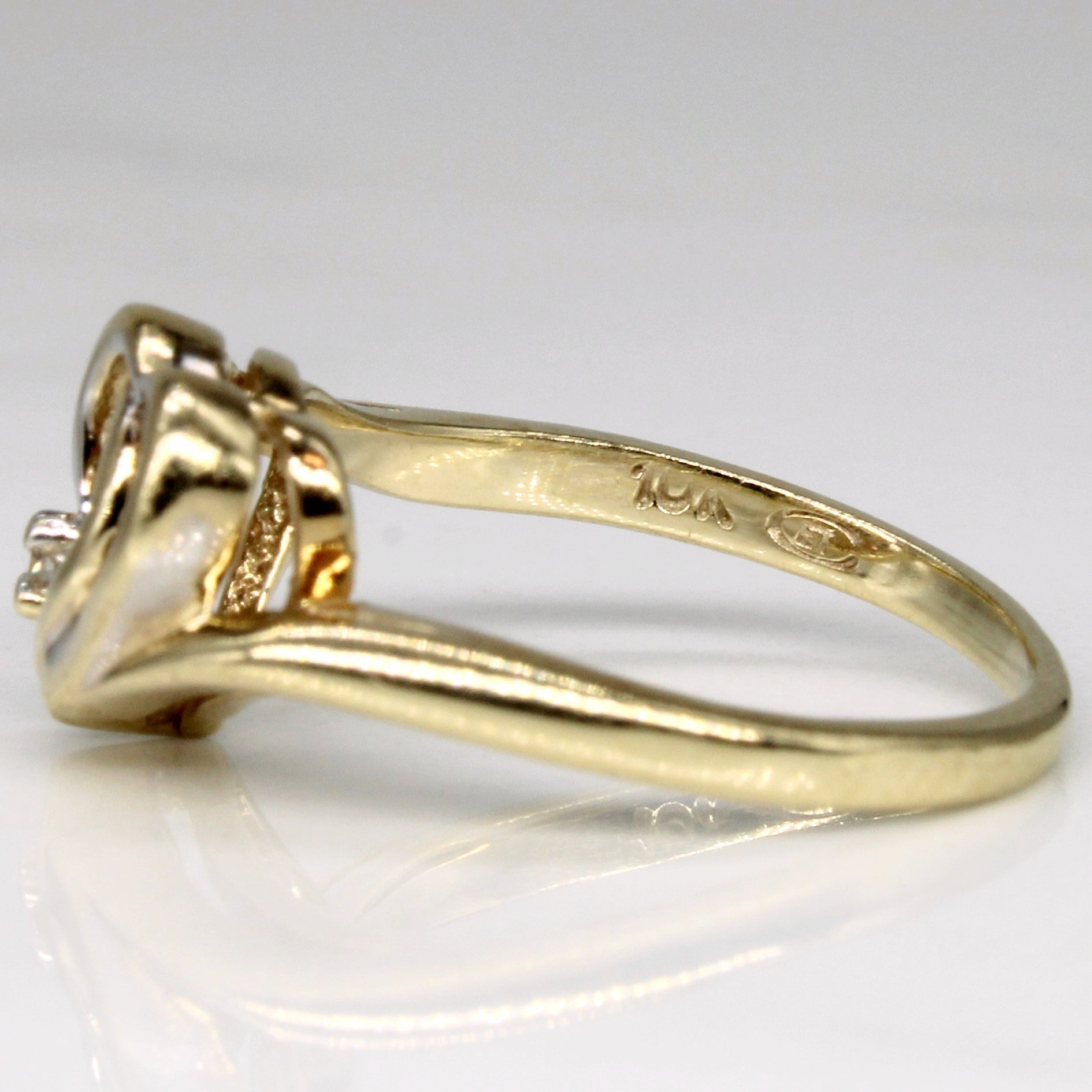 Diamond Heart Ring | 0.02ct | SZ 4.5 |