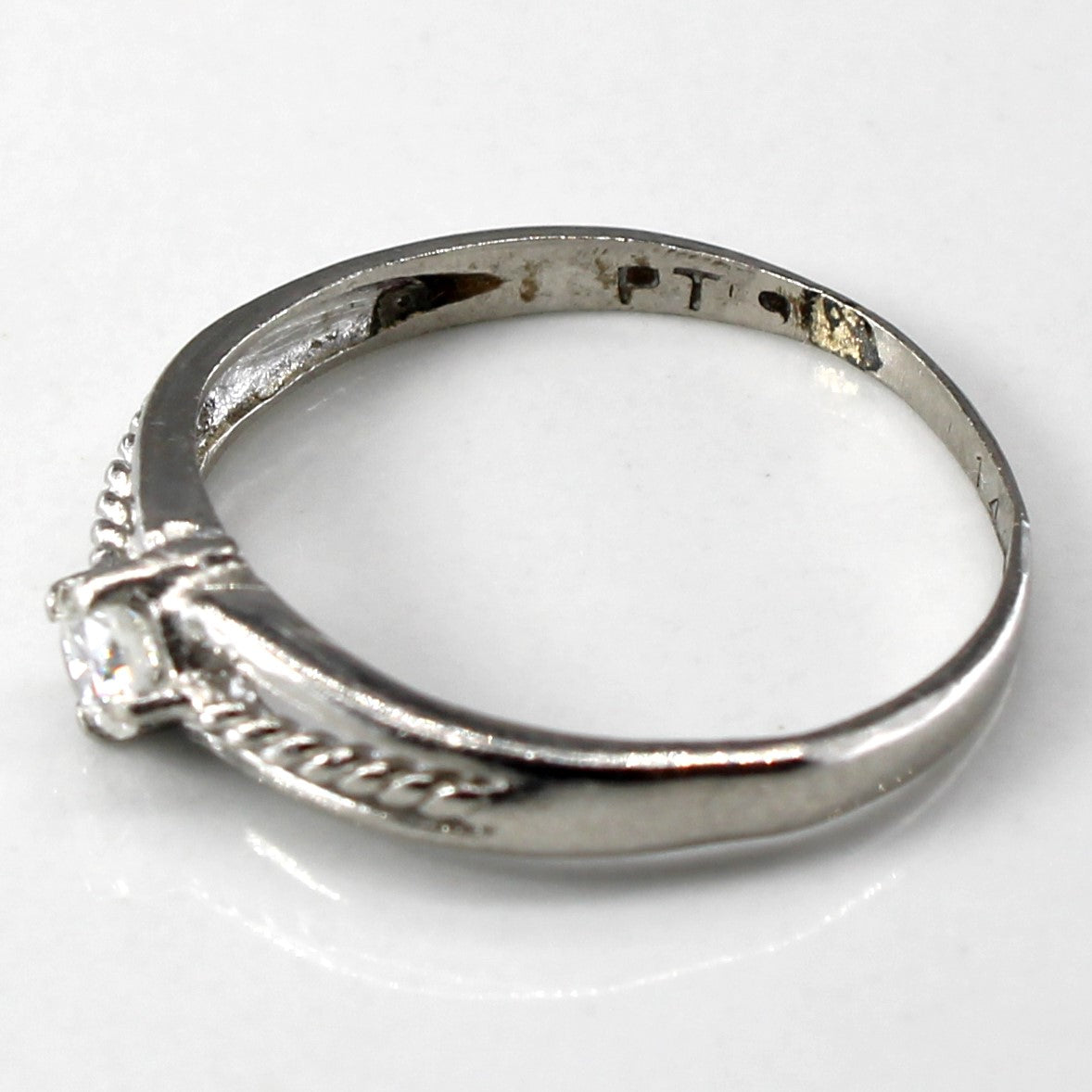 Solitaire Diamond Ring | 0.12ct | SZ 5.75 |